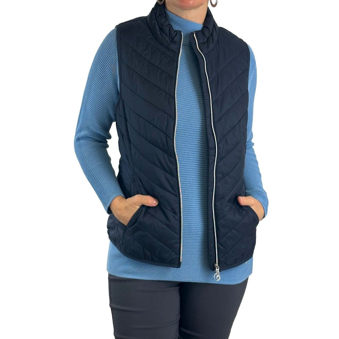 Weste mit abgerundetem Saum. Mode von Betty Barclay. Seidel Moden Onlineshop