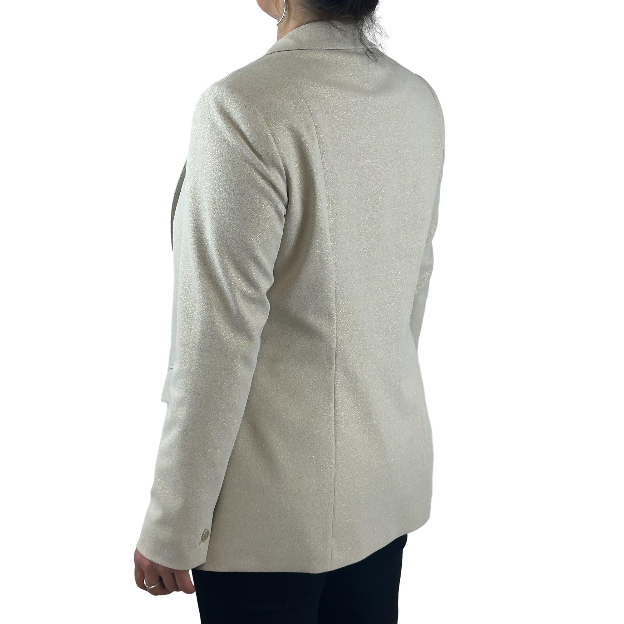 Glitzer Blazer mit Revers-Kragen. Mode von Betty & Co. Seidel Moden Onlineshop