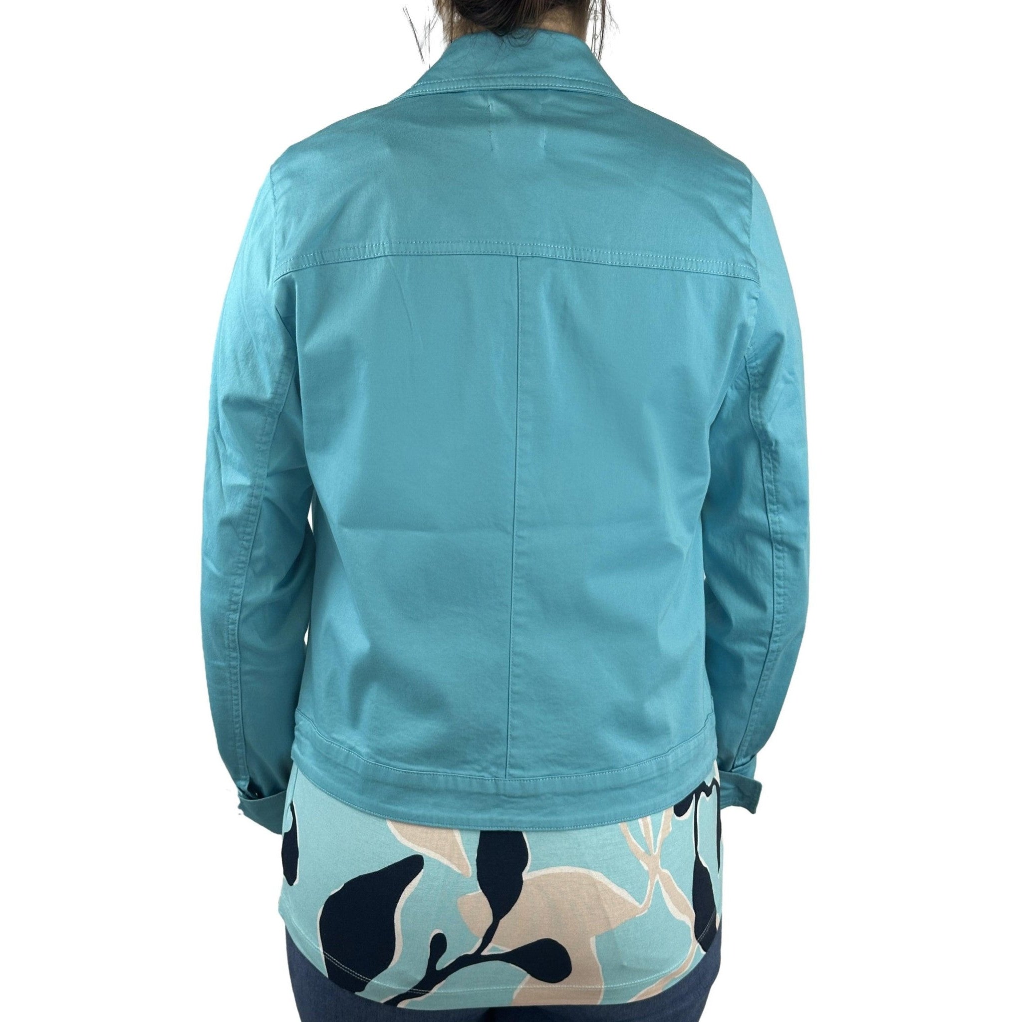 Leichte, mittellange Jeansjacke. Mode von Betty & Co. Seidel Moden Onlineshop