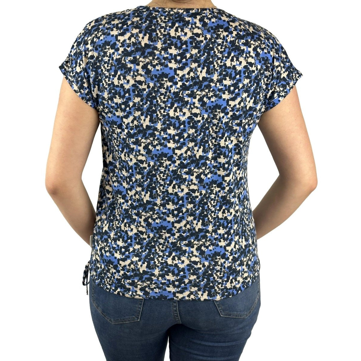 Shirt mit Print und Tunnelzug. Mode von Betty & Co. Seidel Moden Onlineshop
