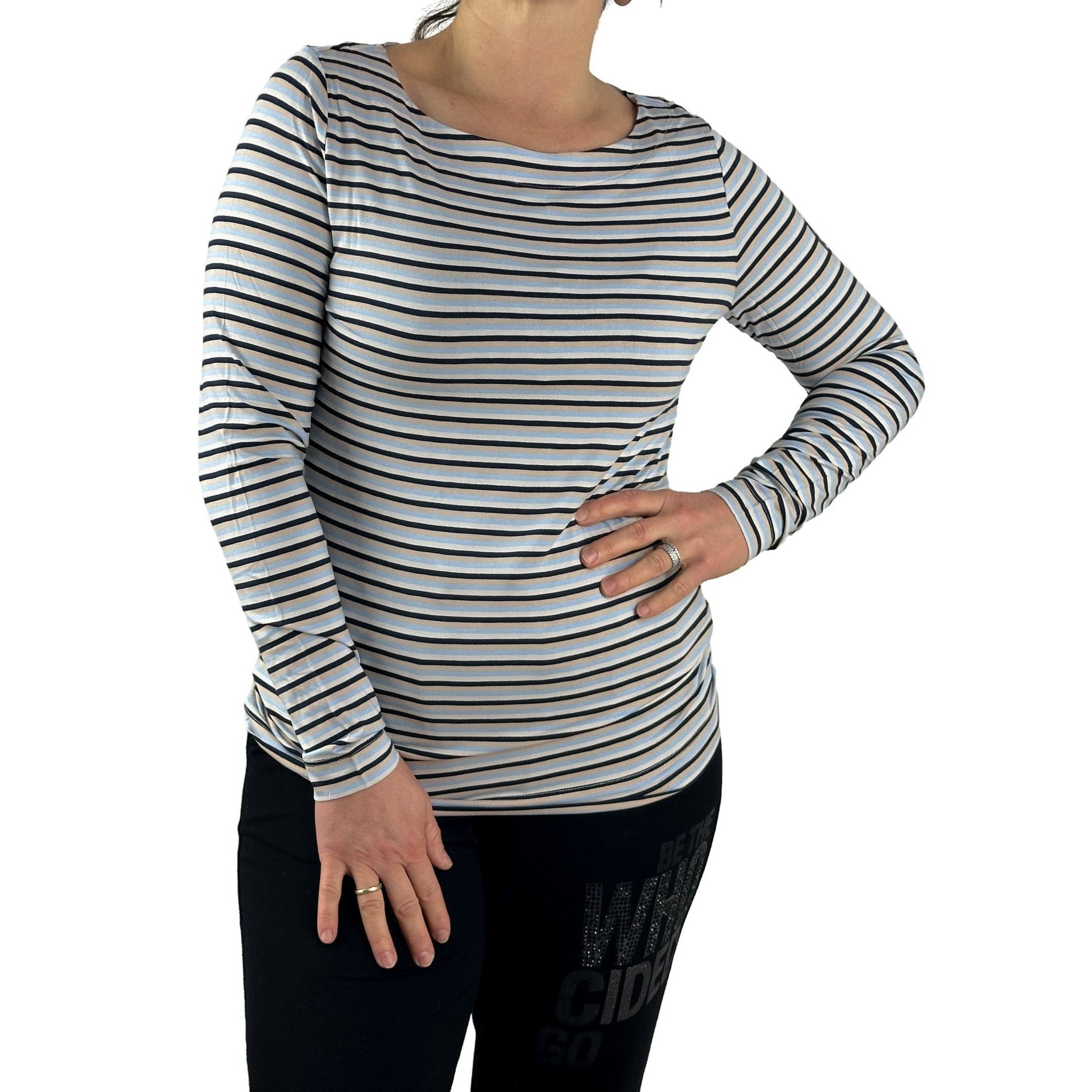 Langarm Shirt mit Streifen. Mode von Betty & Co. Seidel Moden Onlineshop