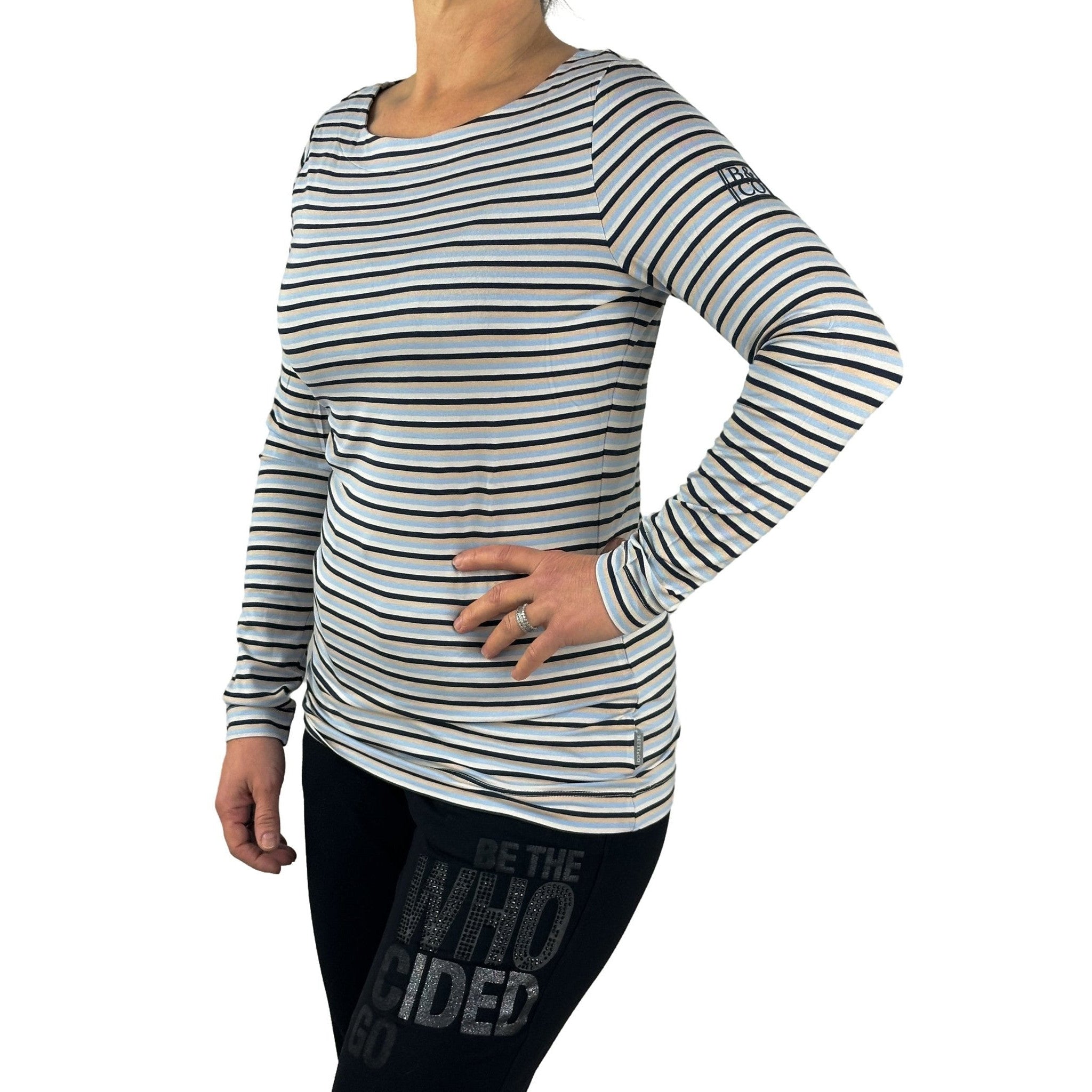 Langarm Shirt mit Streifen. Mode von Betty & Co. Seidel Moden Onlineshop