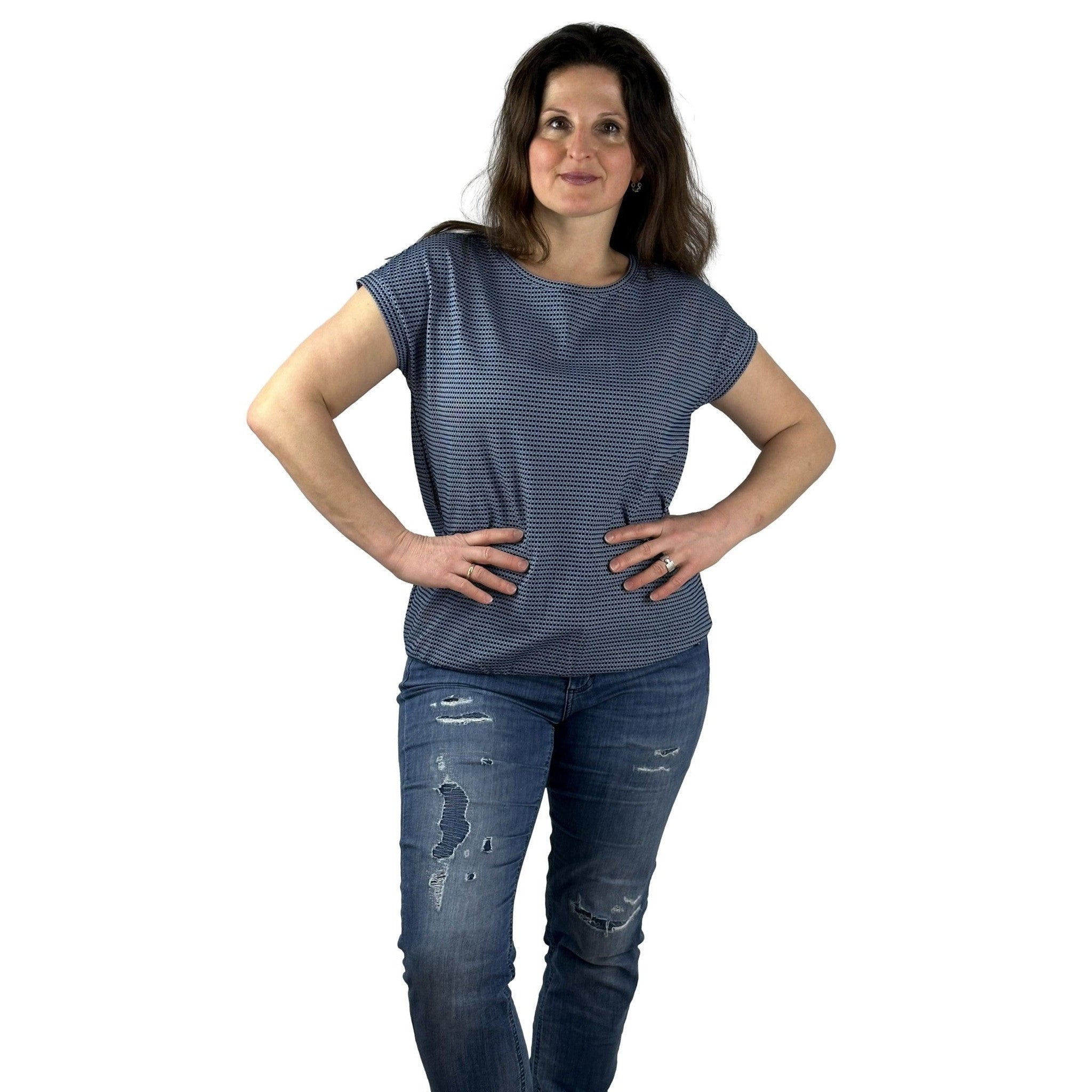 Shirt mit Strukturmuster. Mode von Betty & Co. Seidel Moden Onlineshop