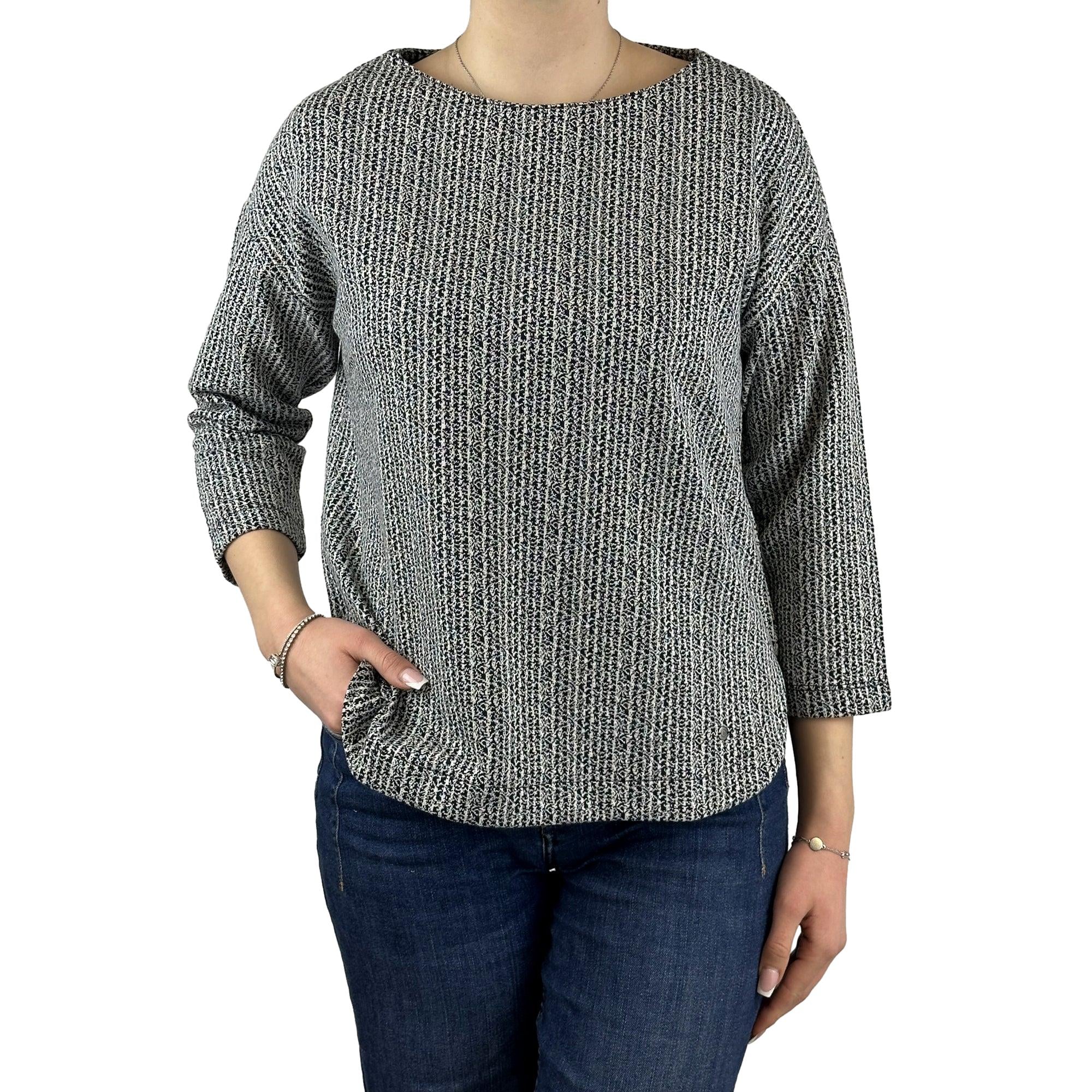 Shirt mit überschnittenen Schultern. Mode von Betty & Co. Seidel Moden Onlineshop