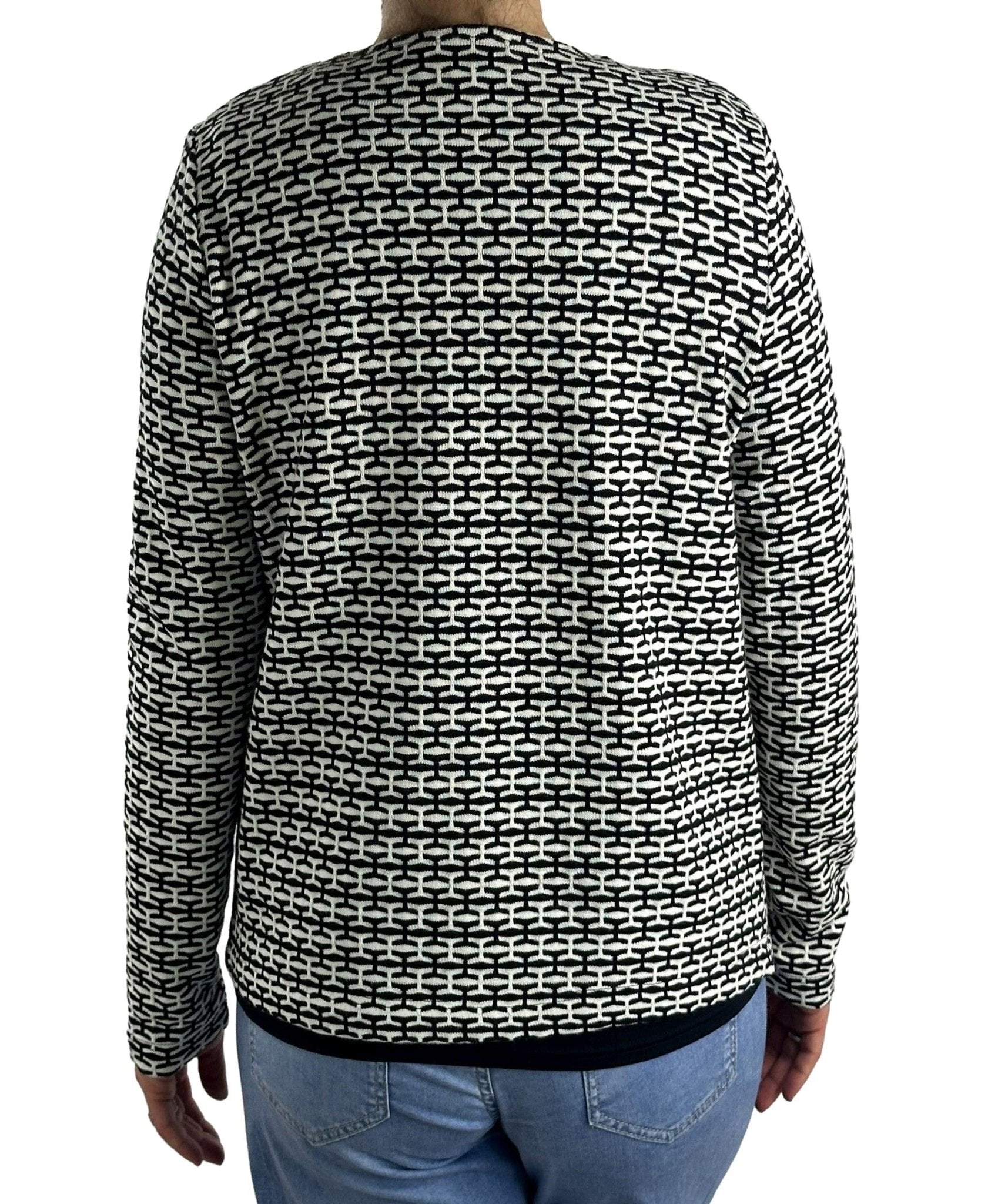 Blazer mit grafischem Muster. Mode von Frank Walder. Seidel Moden Onlineshop