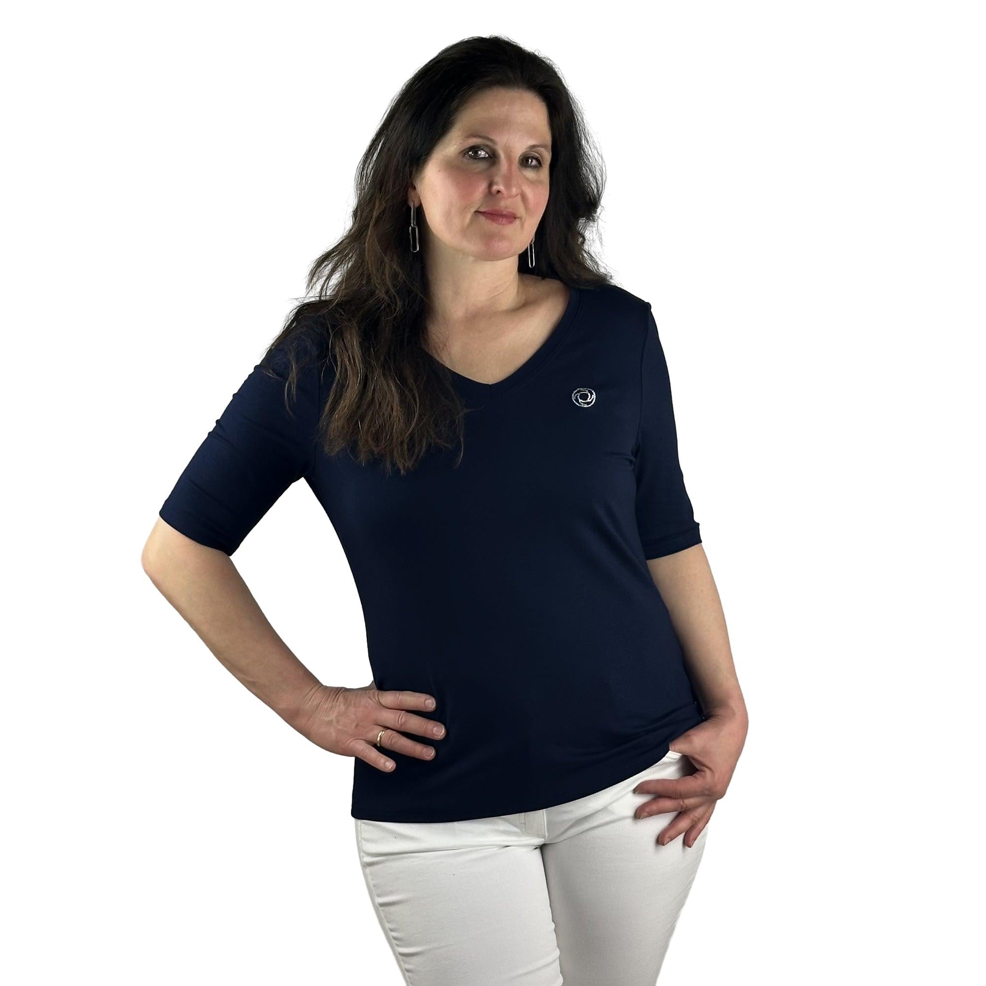 T-Shirt mit Logo. Mode von Blickfang. Seidel Moden Onlineshop