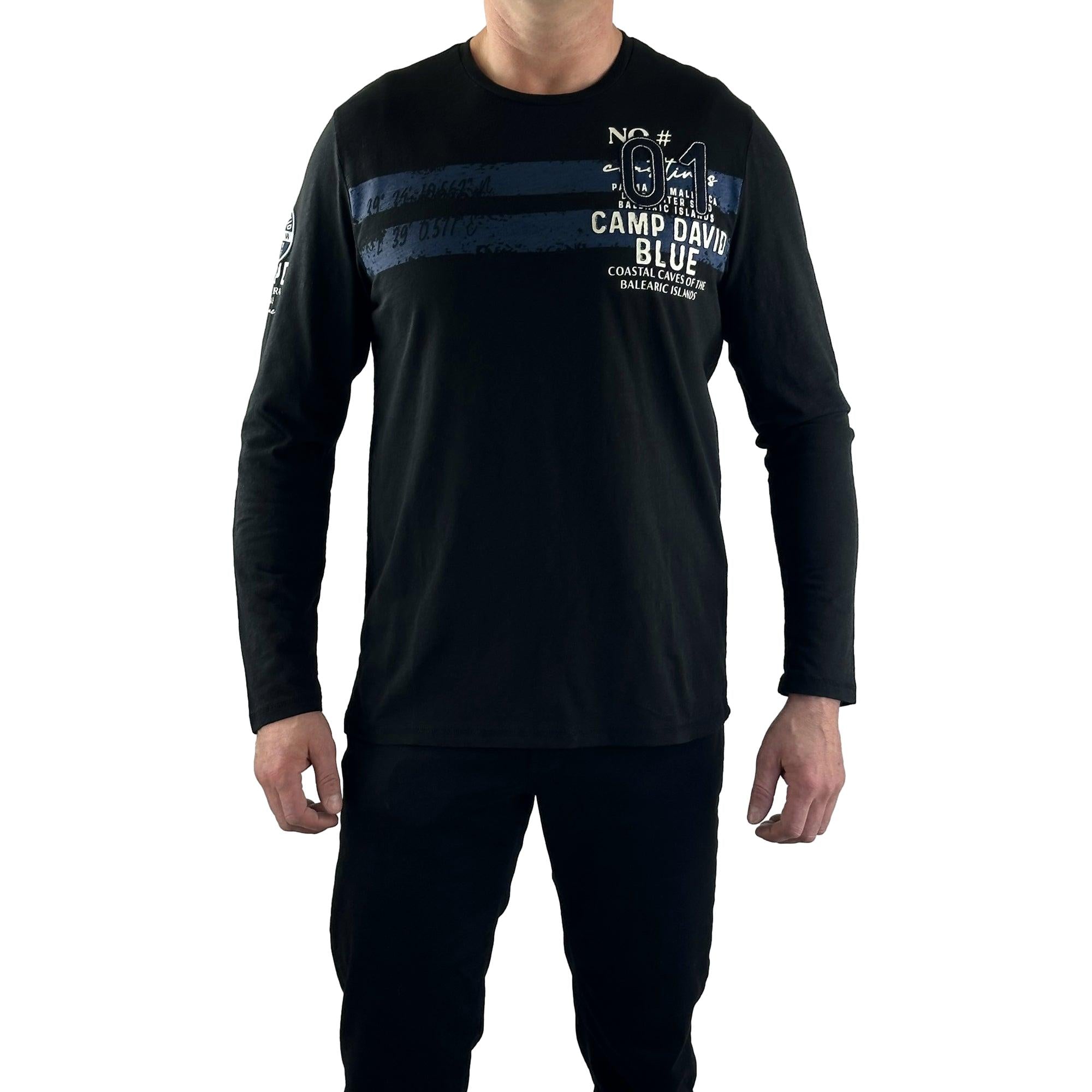 Langarmshirt. Mode von Camp David. Seidel Moden Onlineshop