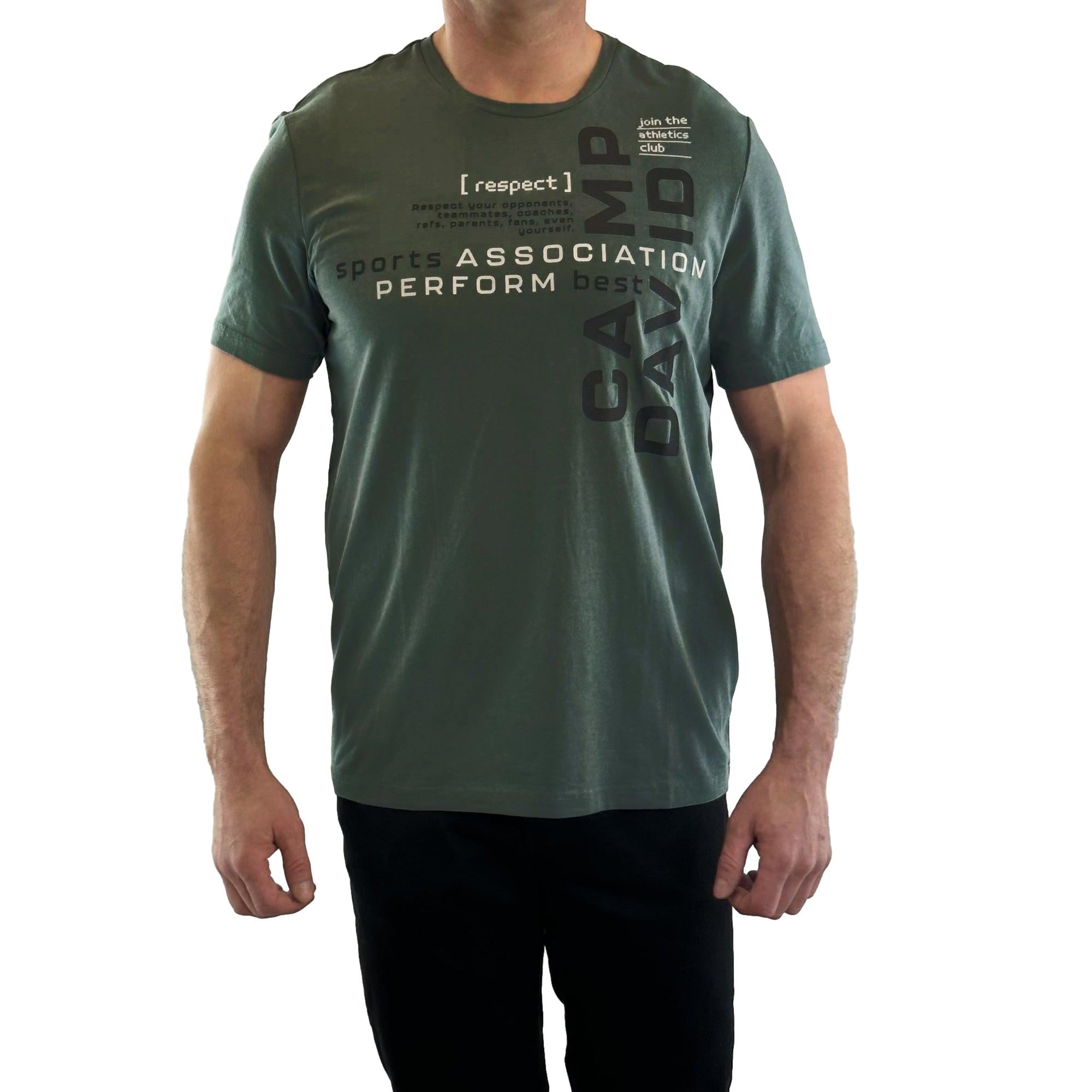 Shirt mit Schrift. Mode von Camp David. Seidel Moden Onlineshop