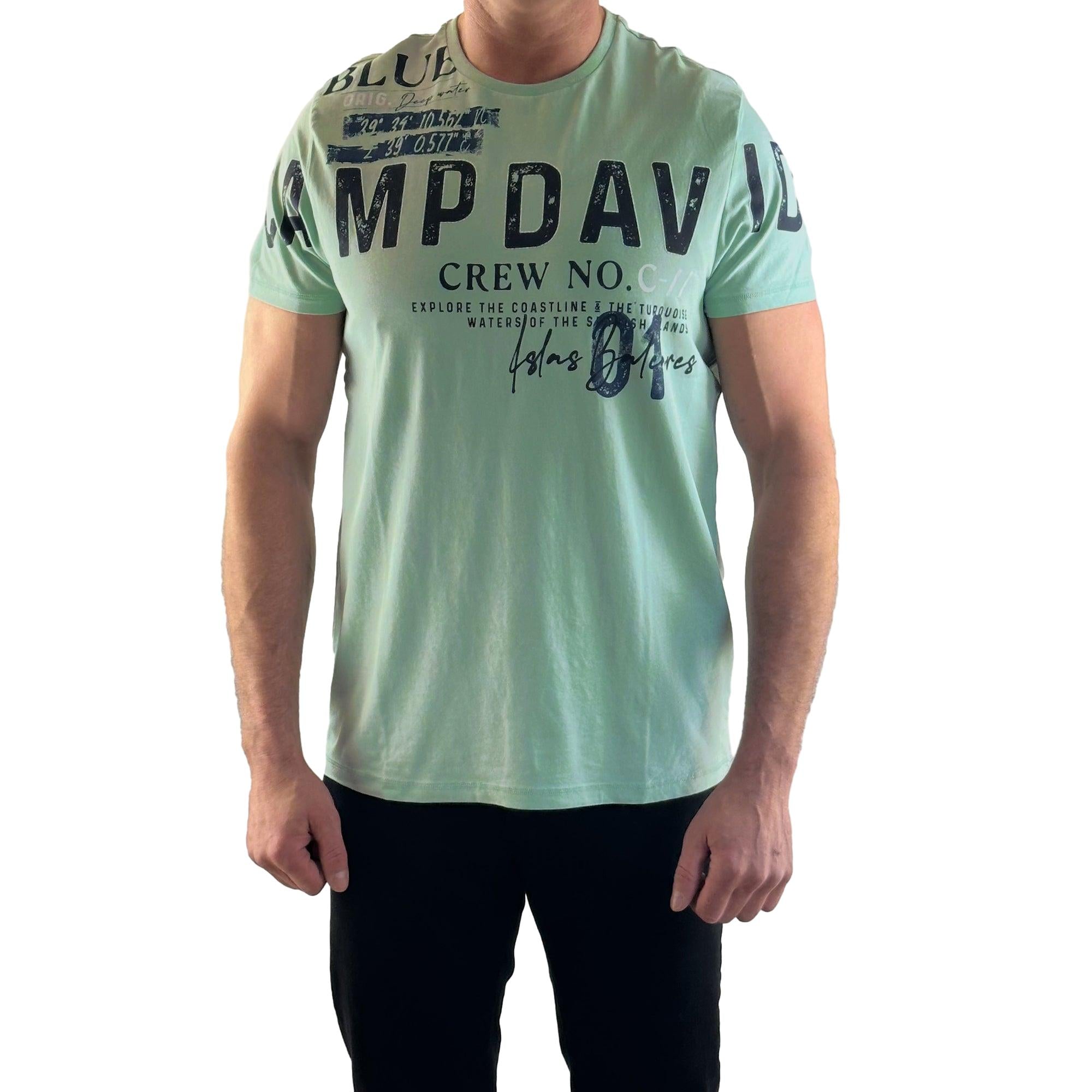 Shirt mit Schriftzug. Mode von Camp David. Seidel Moden Onlineshop