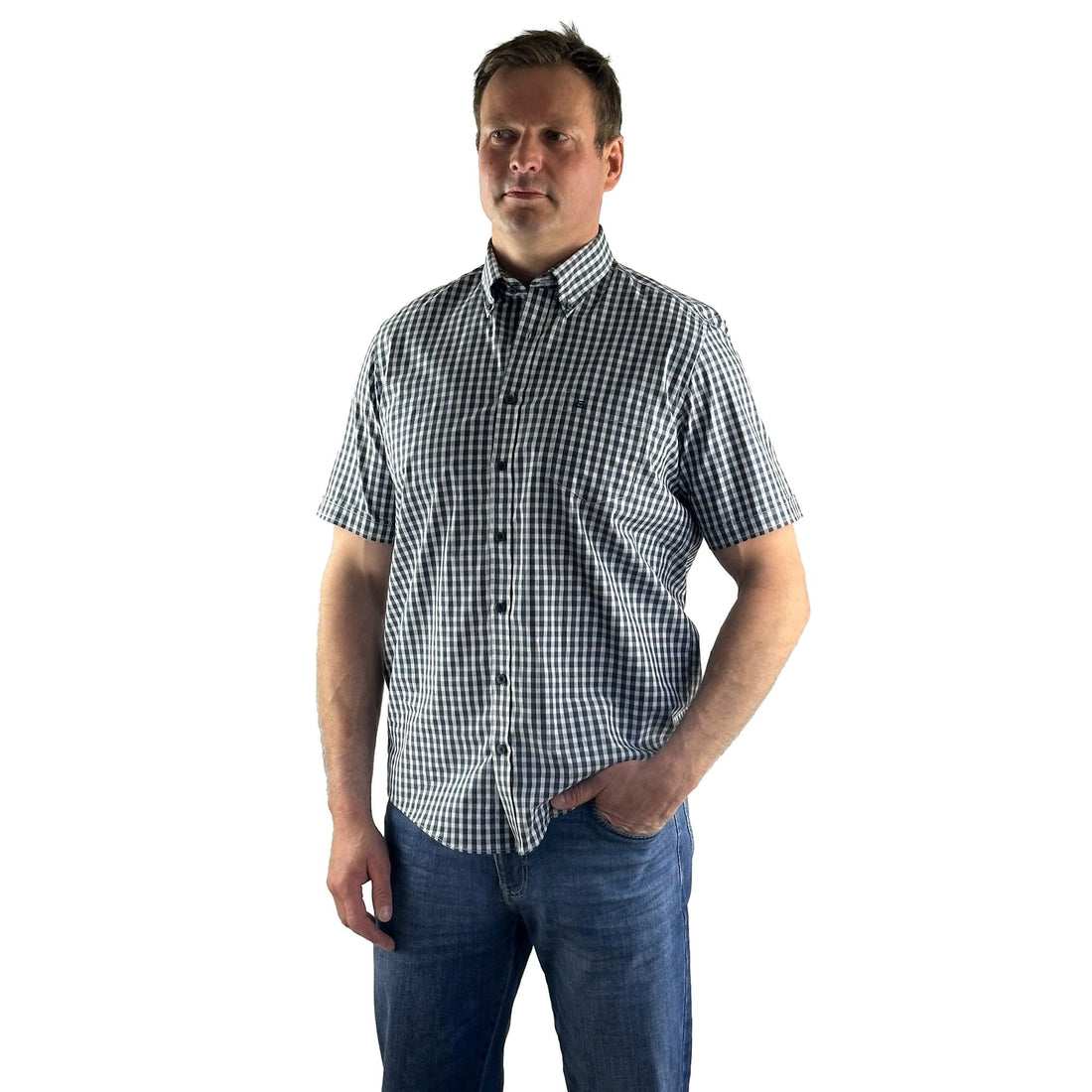 Hemd kariert. Mode von Casa Moda. Seidel Moden Onlineshop