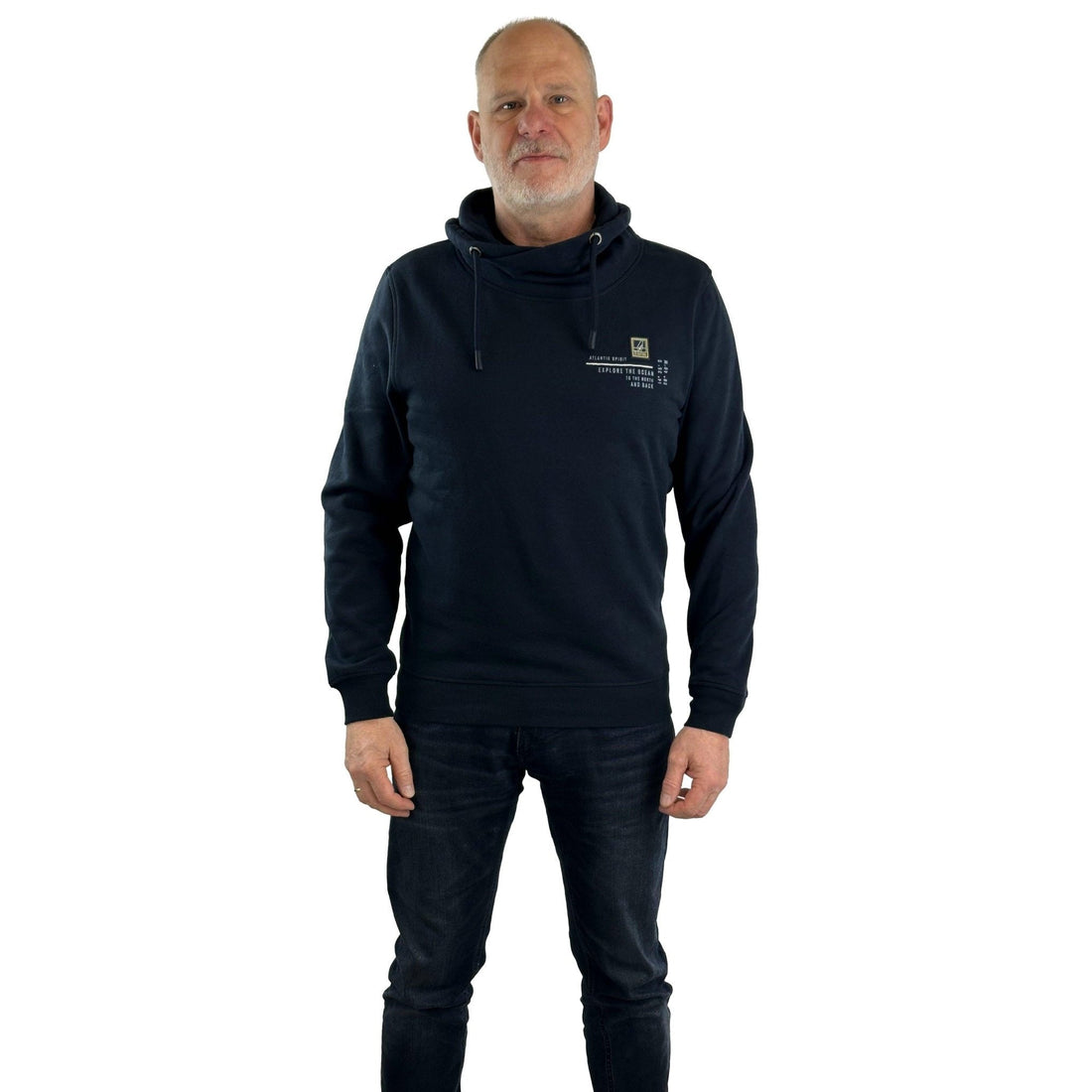 Hoodie mit Rollkragen. Mode von Casa Moda. Seidel Moden Onlineshop