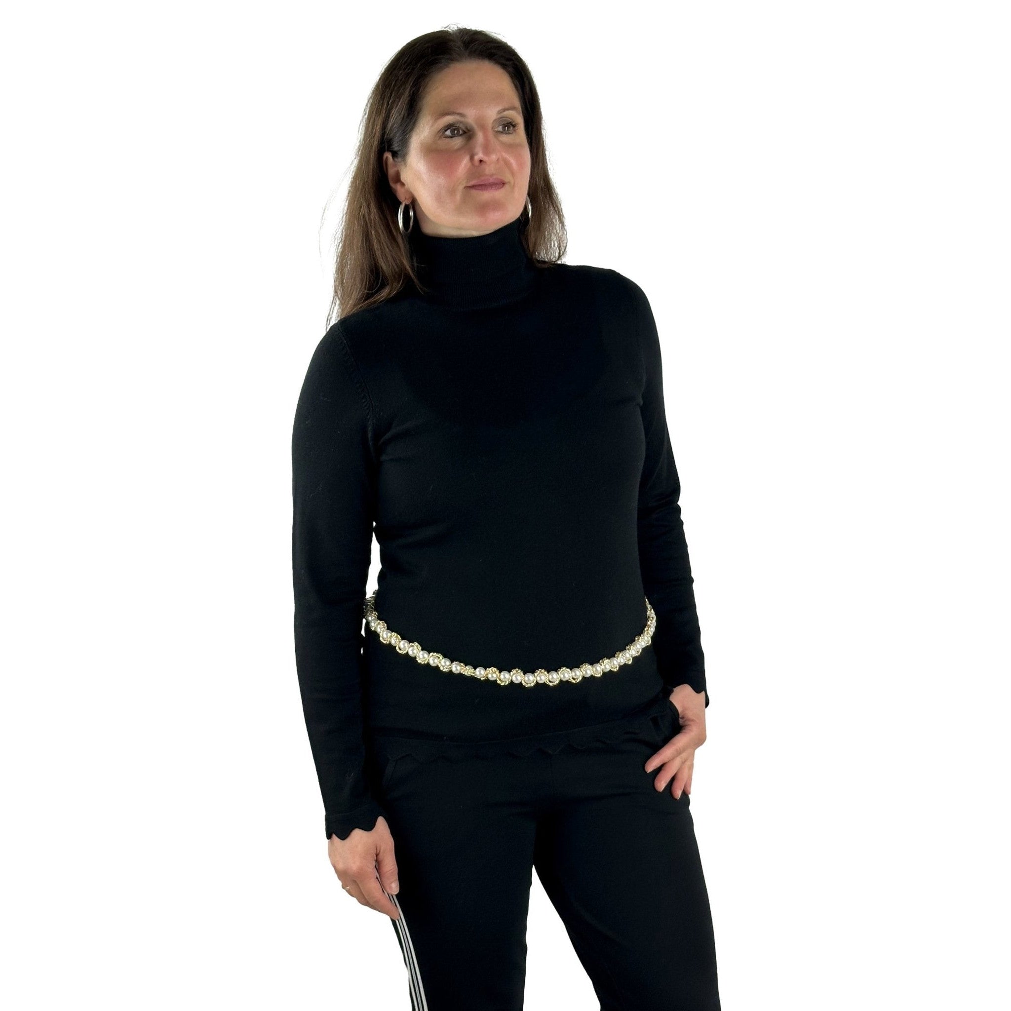 Gürtel mit Perlen. Mode von Cassandra. Seidel Moden Onlineshop