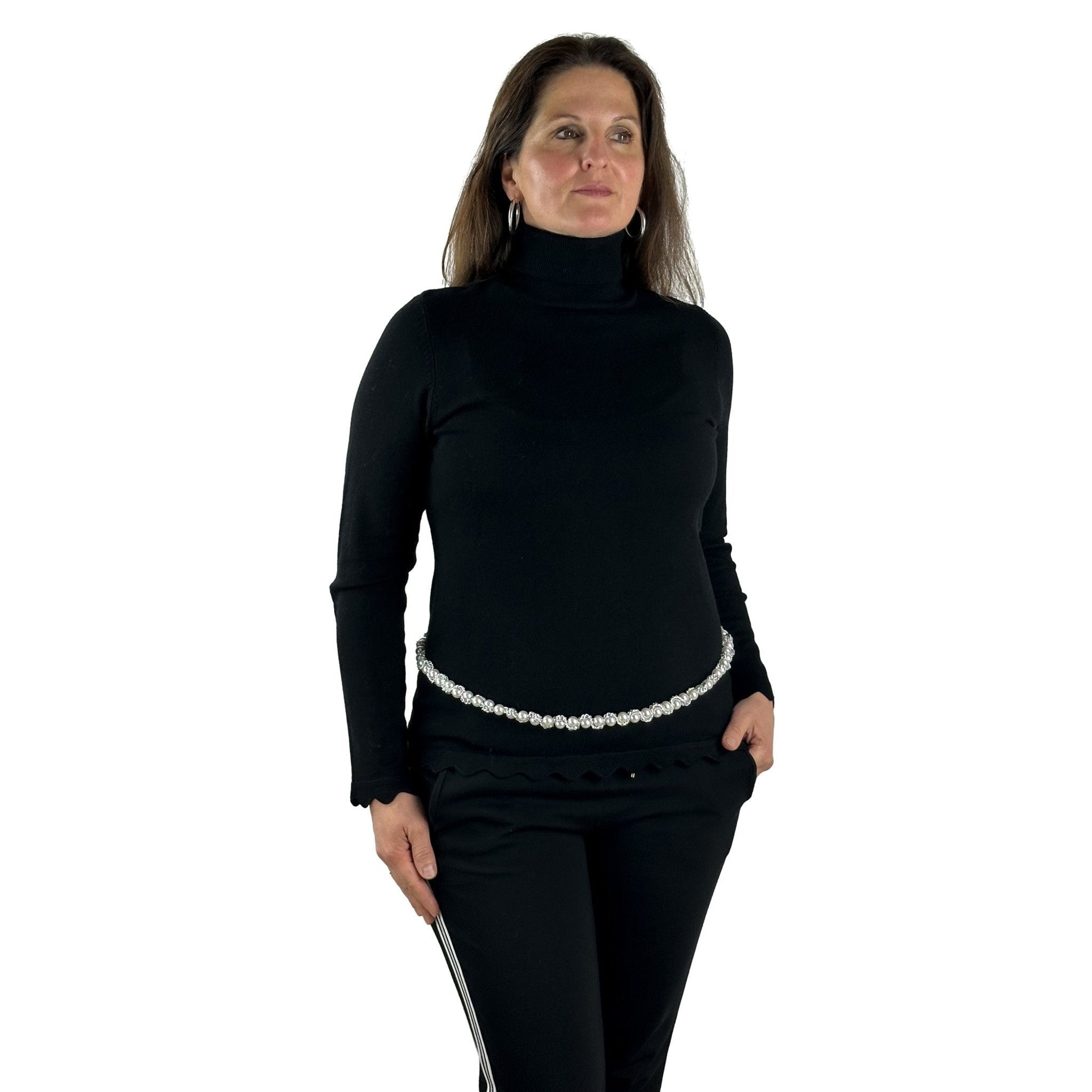 Gürtel mit Perlen. Mode von Cassandra. Seidel Moden Onlineshop