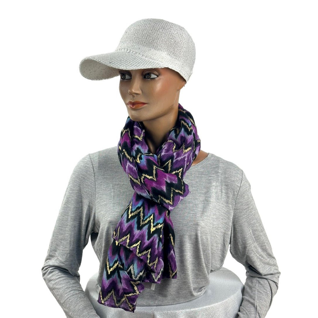 Schal mit Goldakzenten. Mode von Cassandra. Seidel Moden Onlineshop