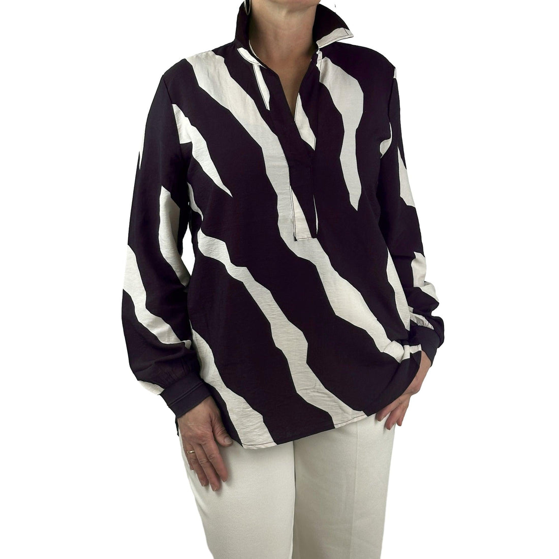 Bluse mit Kragen. Mode von Cecil. Seidel Moden Onlineshop