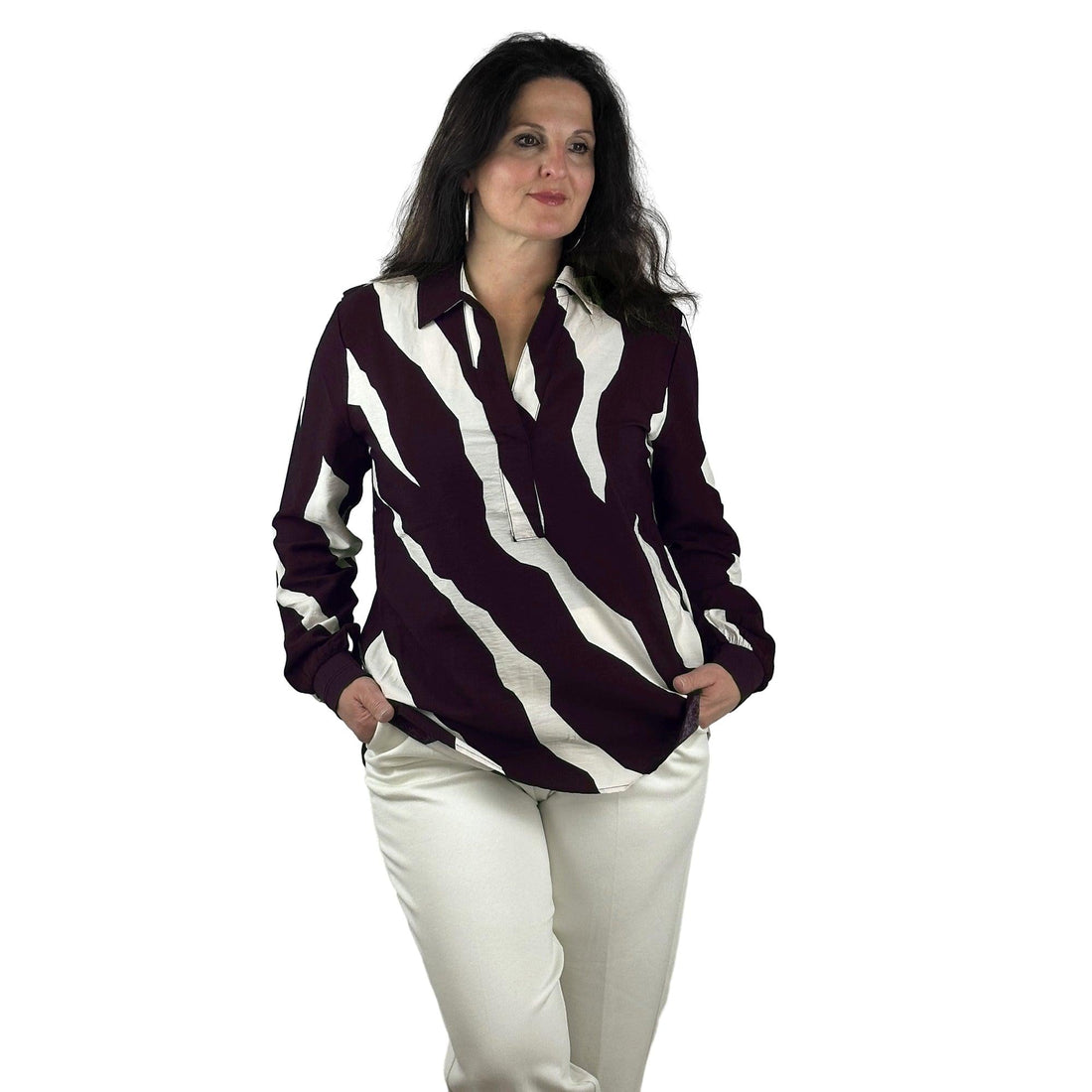 Bluse mit Kragen. Mode von Cecil. Seidel Moden Onlineshop