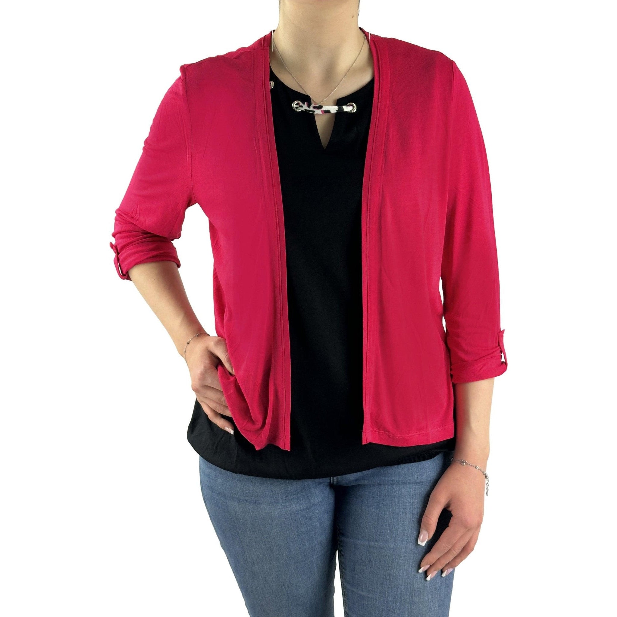 Cardigan mit 3/4 Ärmeln. Mode von Cecil. Seidel Moden Onlineshop