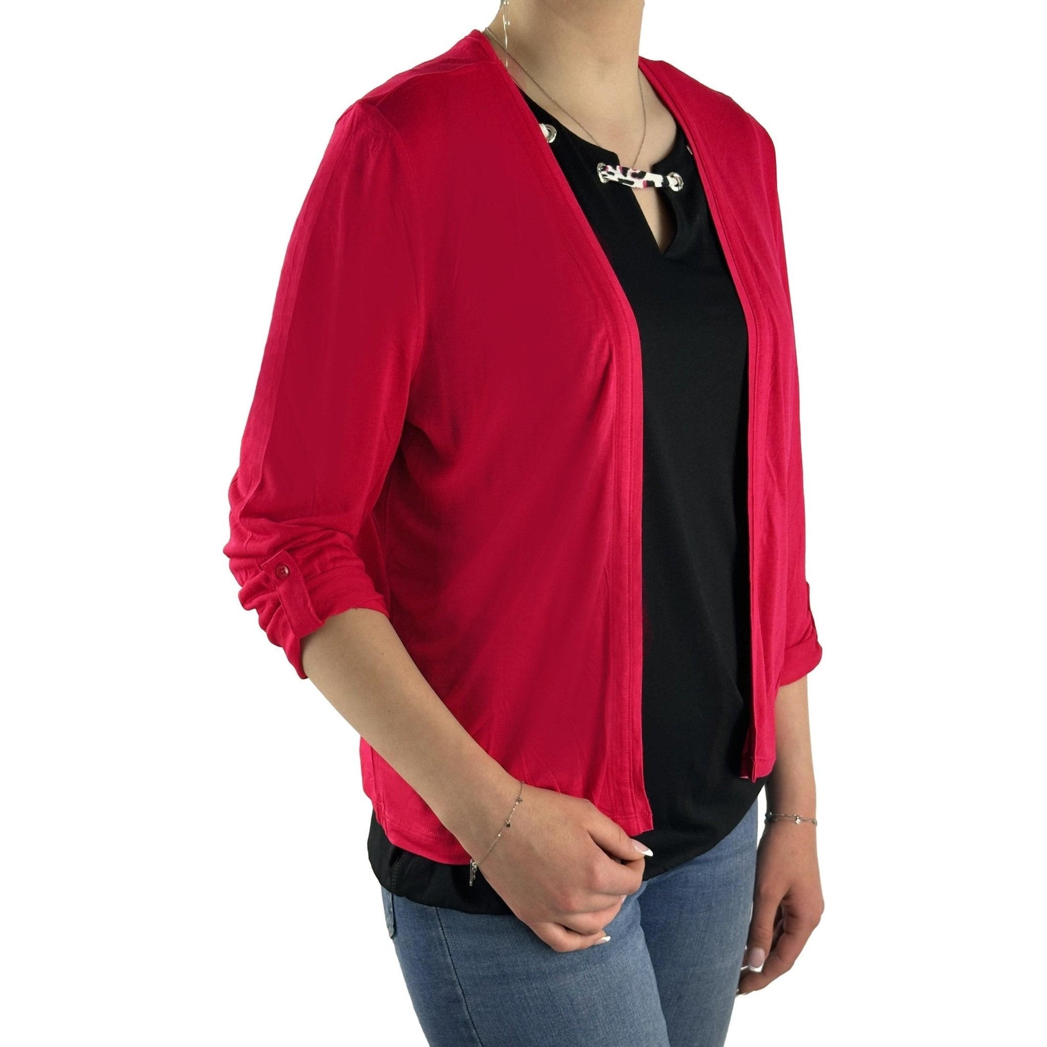 Cardigan mit 3/4 Ärmeln. Mode von Cecil. Seidel Moden Onlineshop