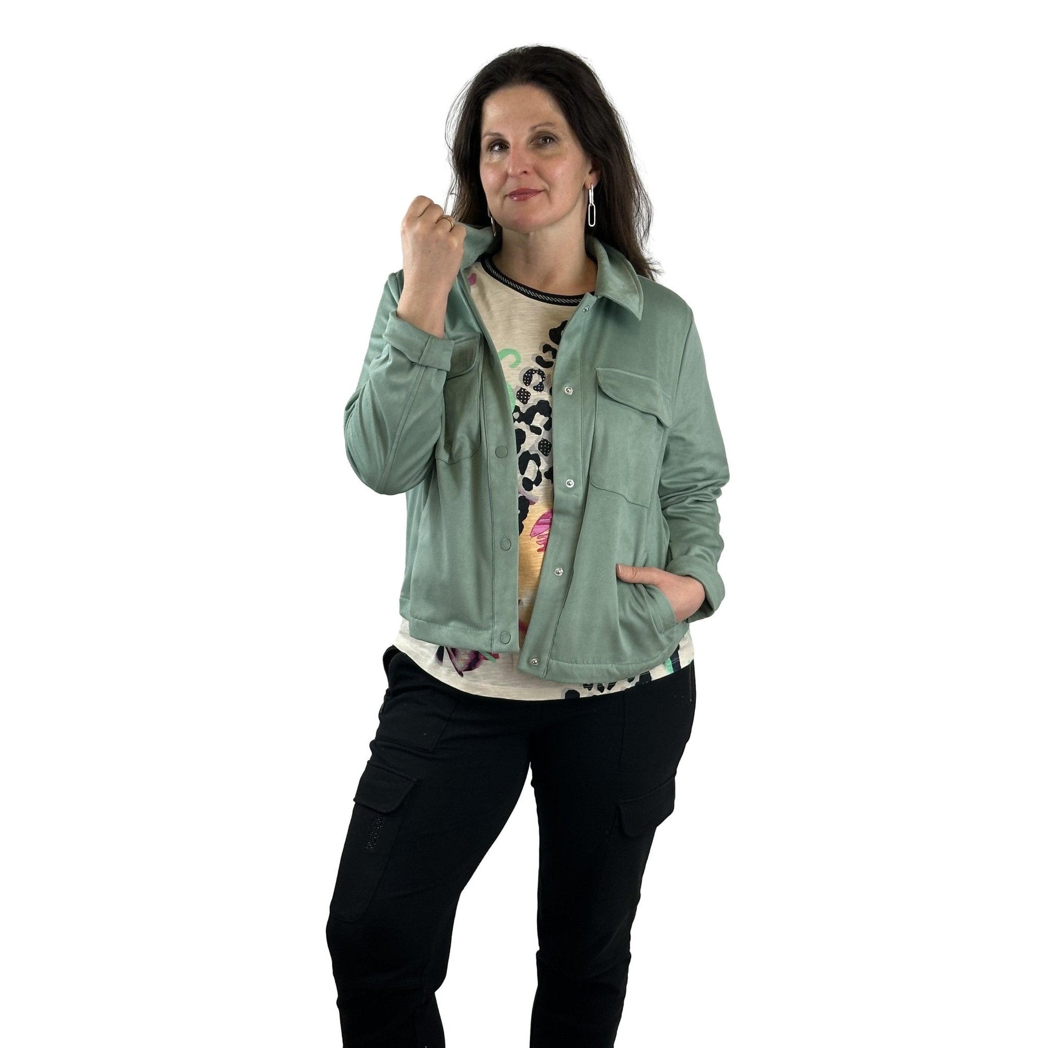 Jacke aus Lederimitat. Mode von Cecil. Seidel Moden Onlineshop