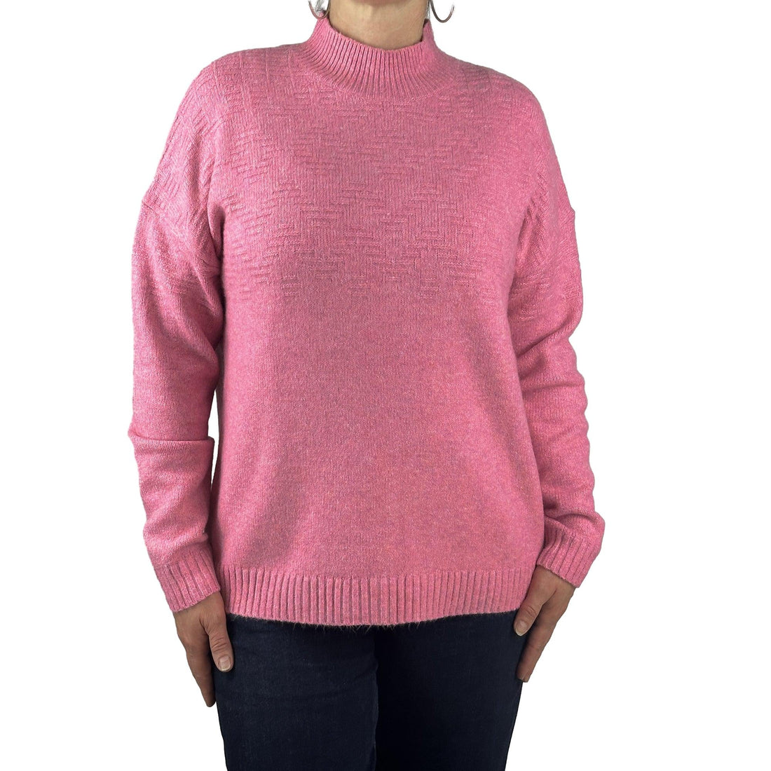 Pullover mit angeschnittenem Kragen. Mode von Cecil. Seidel Moden Onlineshop