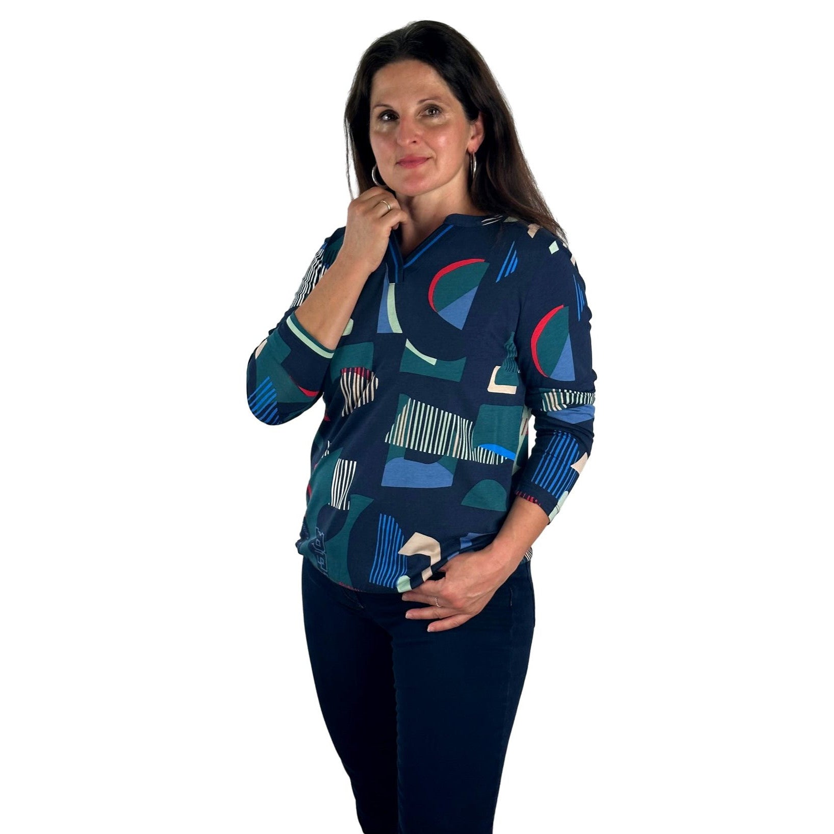 Schluse mit Tunnelzug. Mode von Cecil. Seidel Moden Onlineshop