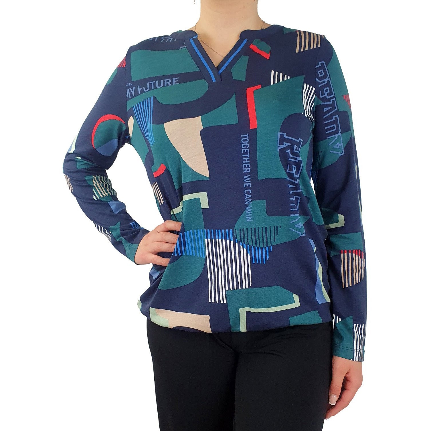 Schluse mit Tunnelzug. Mode von Cecil. Seidel Moden Onlineshop