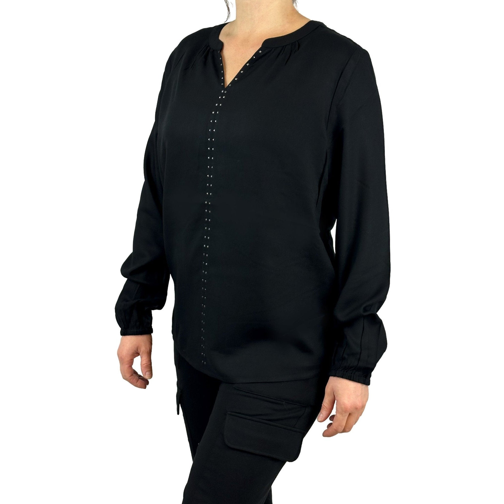 Schluse mit Nietenbesatz. Mode von Cecil. Seidel Moden Onlineshop