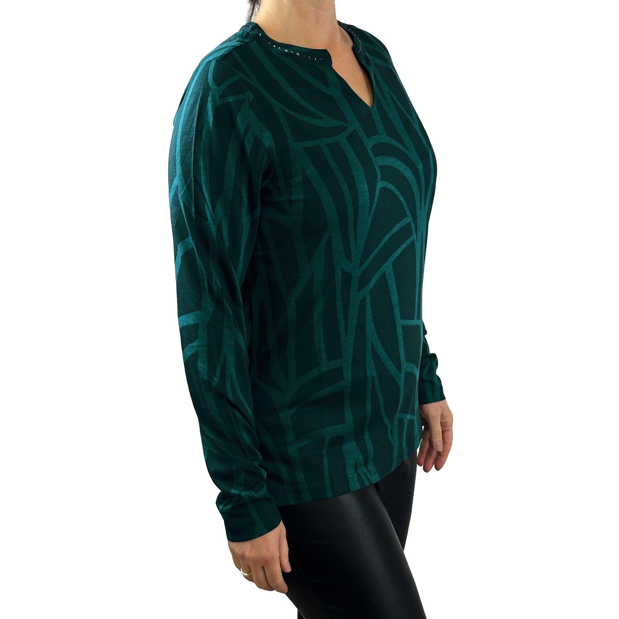 Schluse mit Glitzersteinen. Mode von Cecil. Seidel Moden Onlineshop