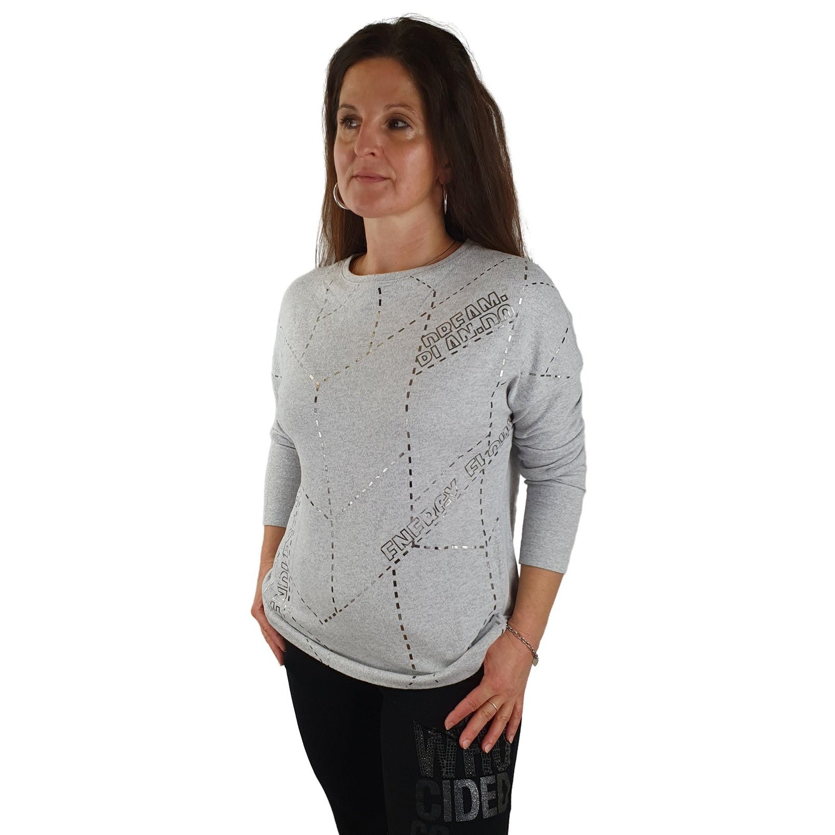 Shirt mit Glitzerakzenten. Mode von Cecil. Seidel Moden Onlineshop