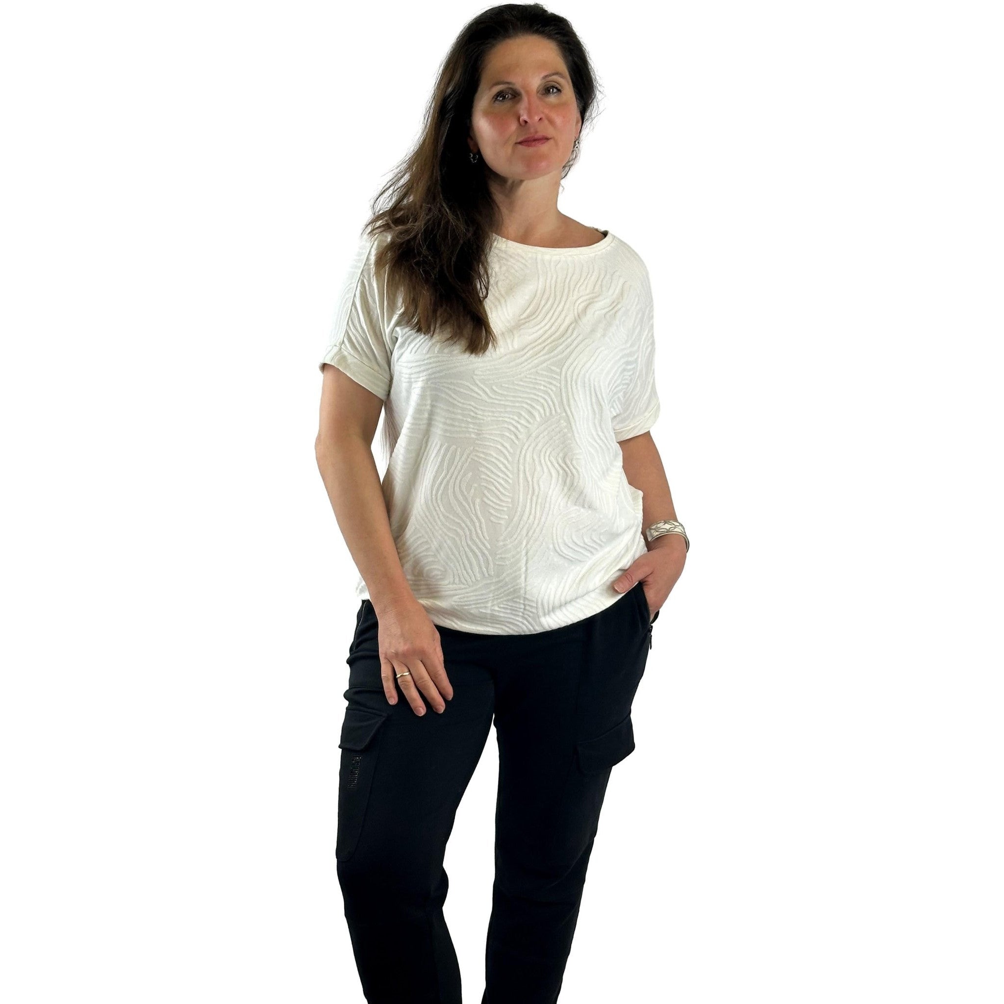 Shirt mit strukturierter Oberfläche. Mode von Cecil. Seidel Moden Onlineshop