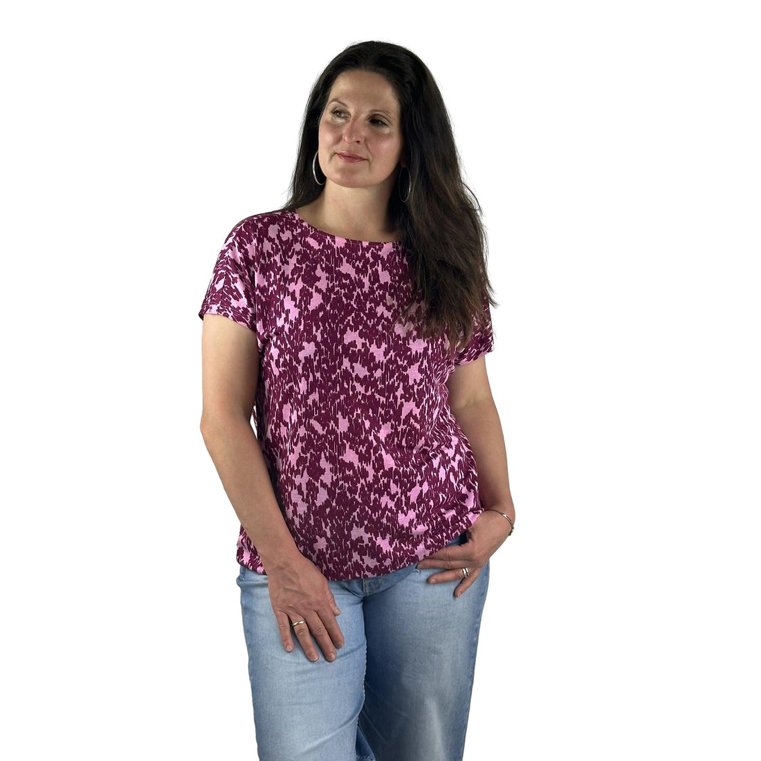 Shirt mit Gummizug. Mode von Cecil. Seidel Moden Onlineshop