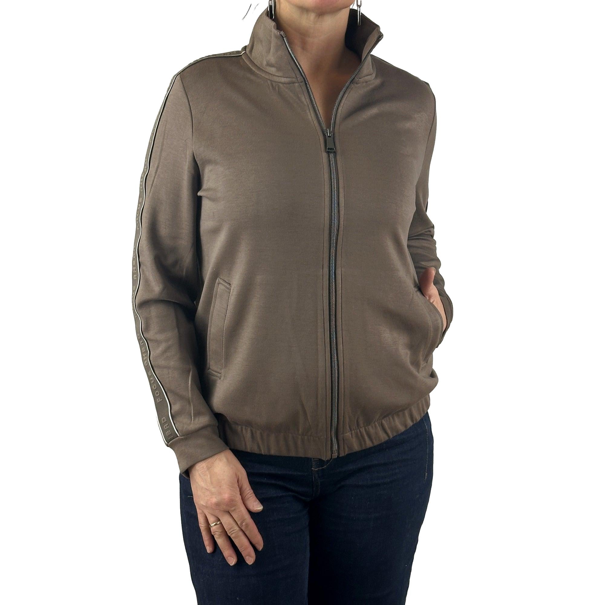 Sweatjacke mit Gummizug. Mode von Cecil. Seidel Moden Onlineshop