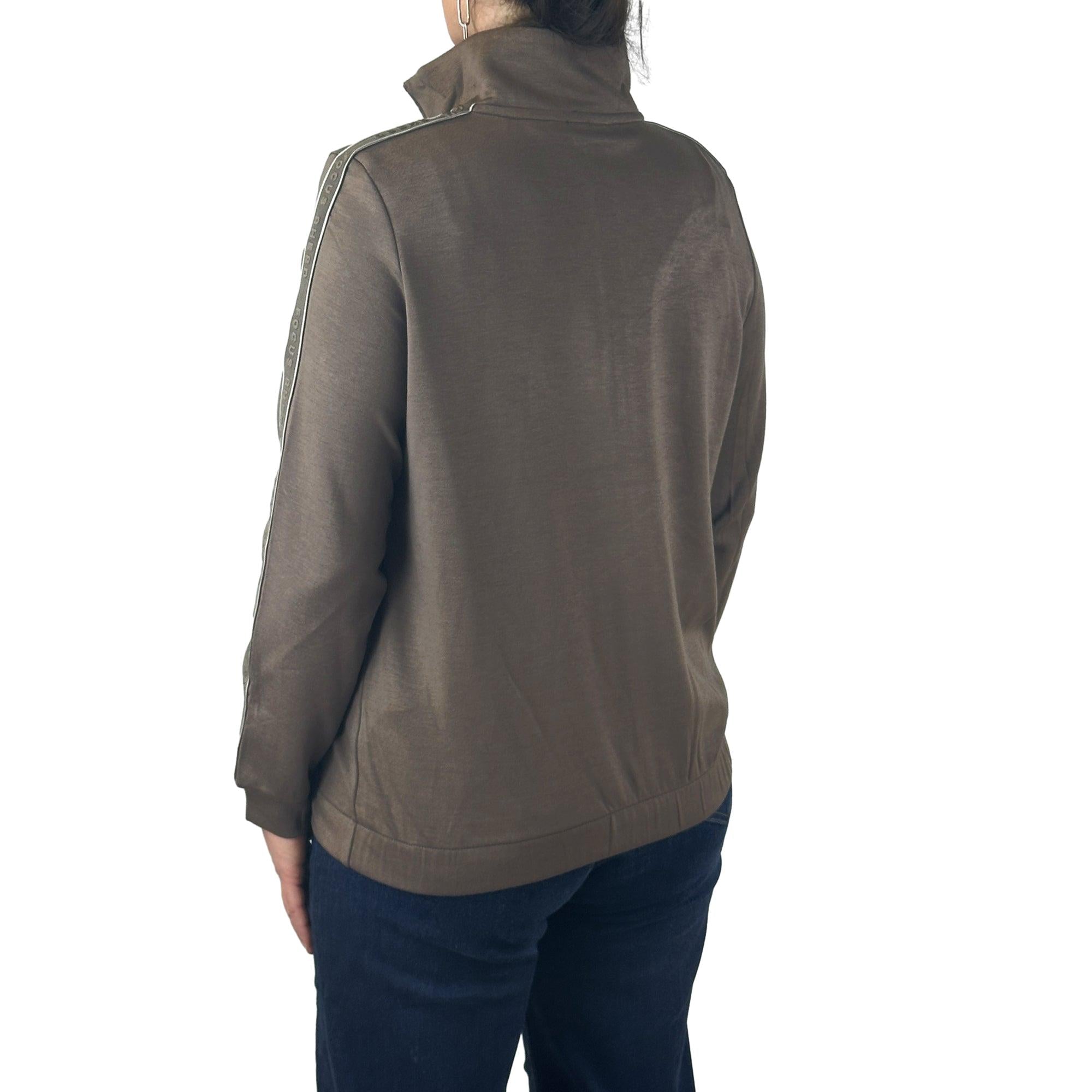 Sweatjacke mit Gummizug. Mode von Cecil. Seidel Moden Onlineshop