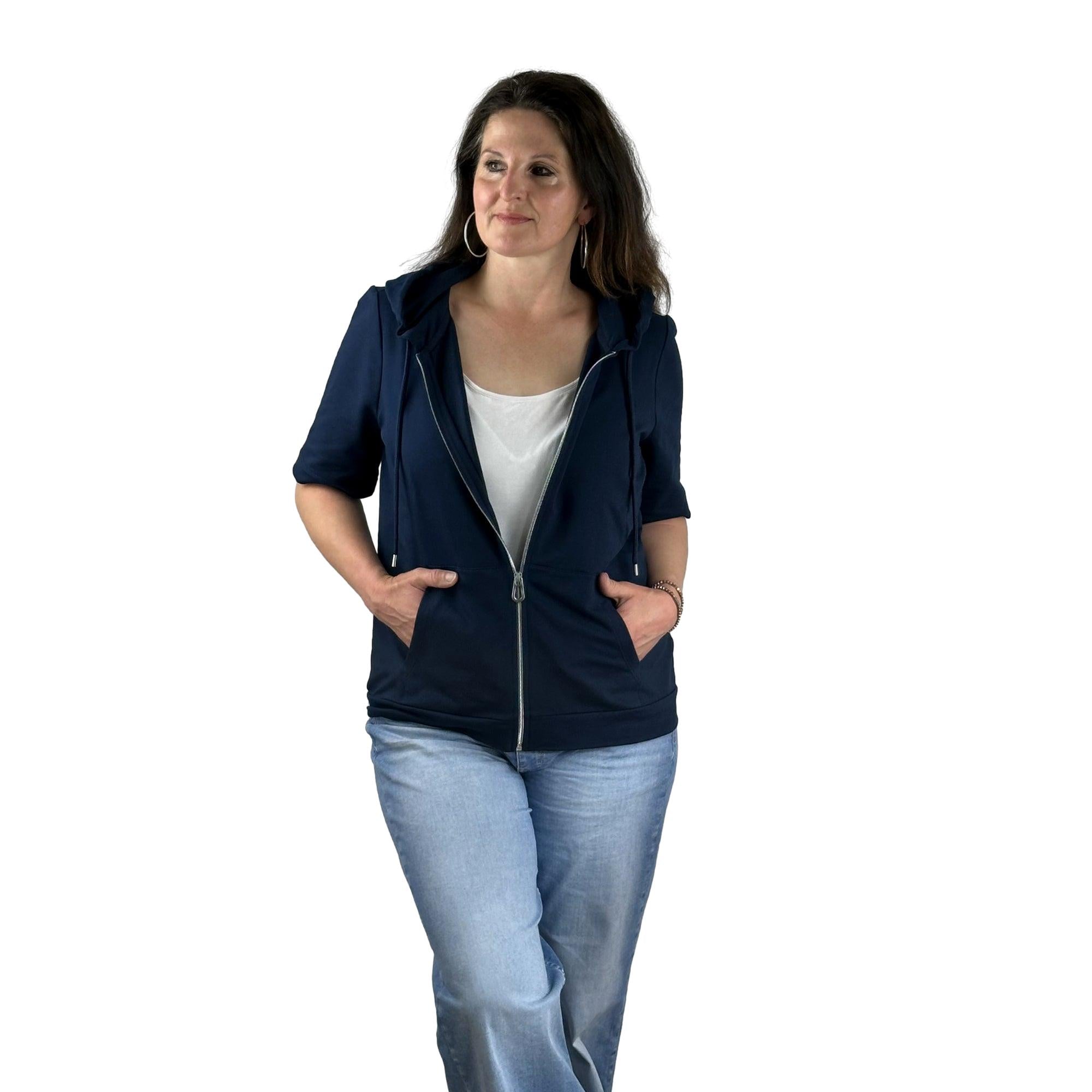 Sweatjacke mit Kapuze. Mode von Cecil. Seidel Moden Onlineshop