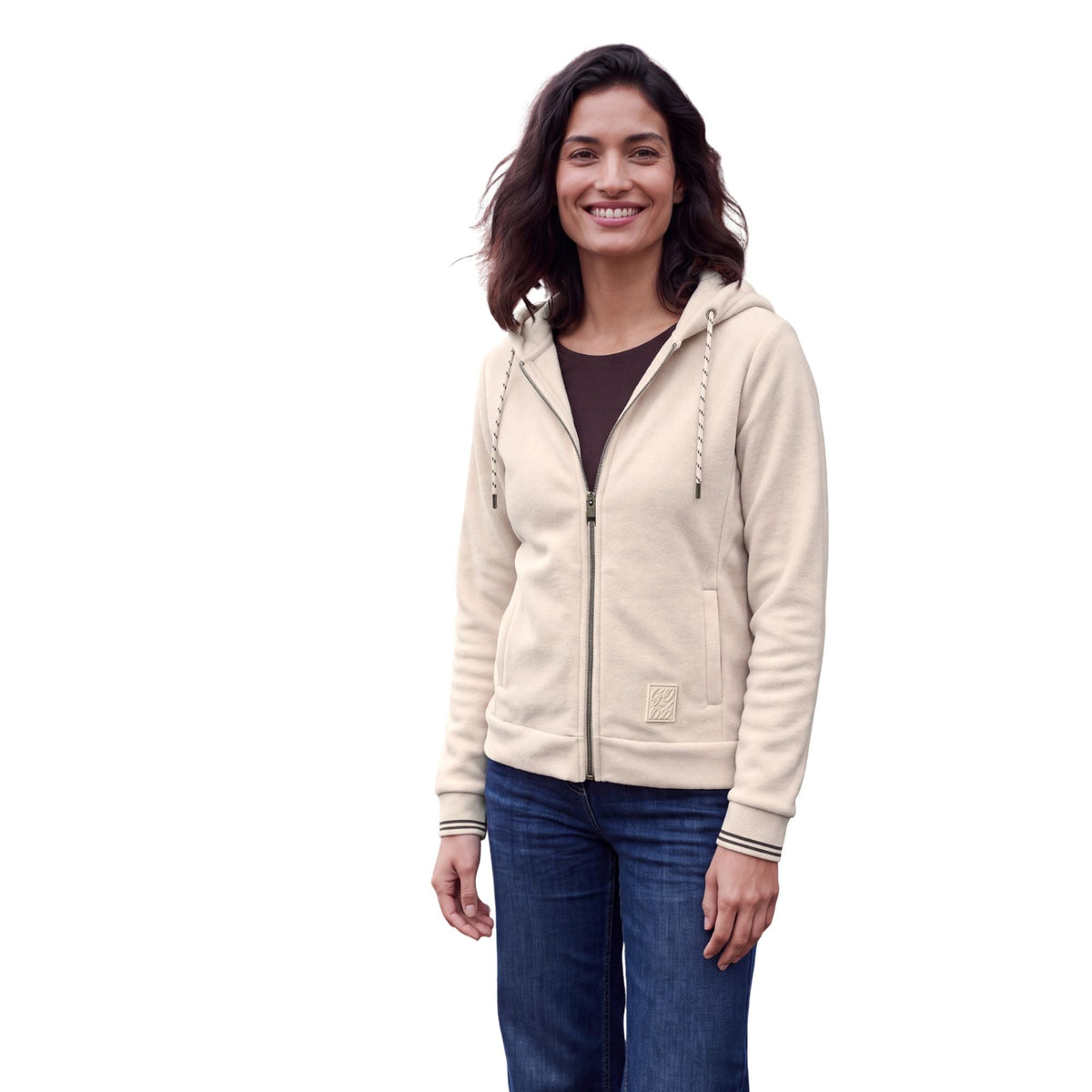 Sweatjacke mit Kapuze - Mode von Cecil