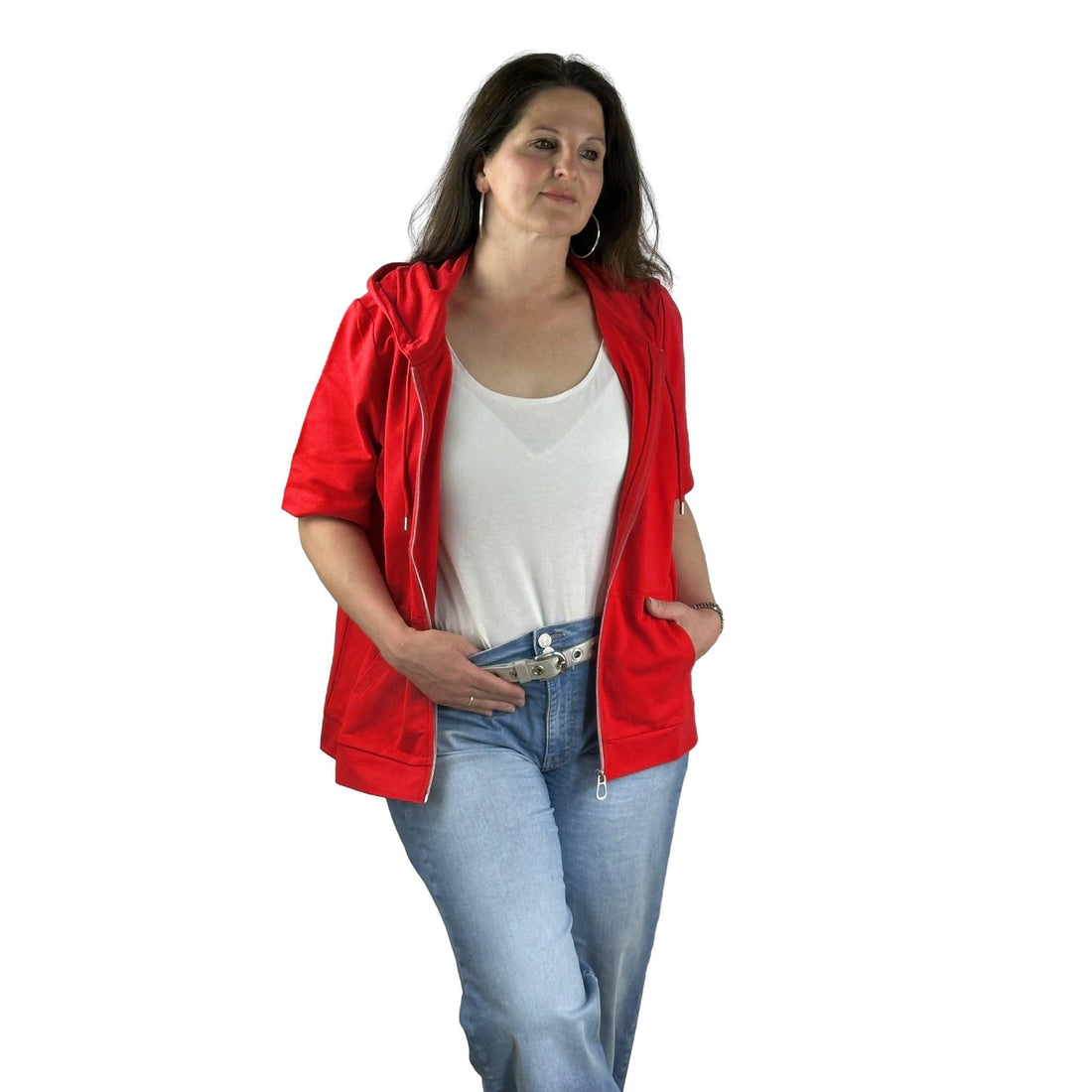 Sweatjacke mit Kapuze. Mode von Cecil. Seidel Moden Onlineshop