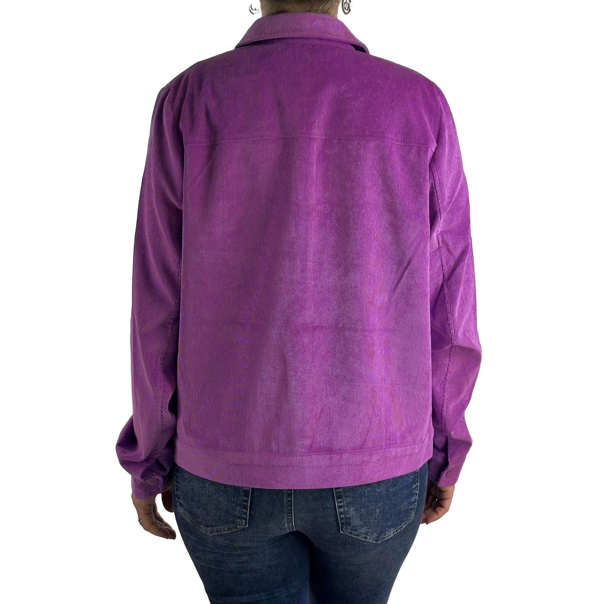 Cordjacke mit praktischen Druckknöpfen. Mode von Cecil. Seidel Moden Onlineshop