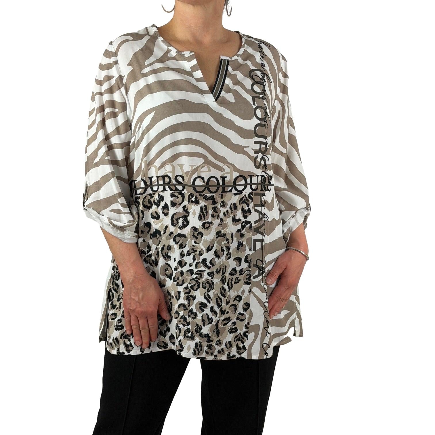 Bluse mit V - Ausschnitt - Mode von Doris Streich