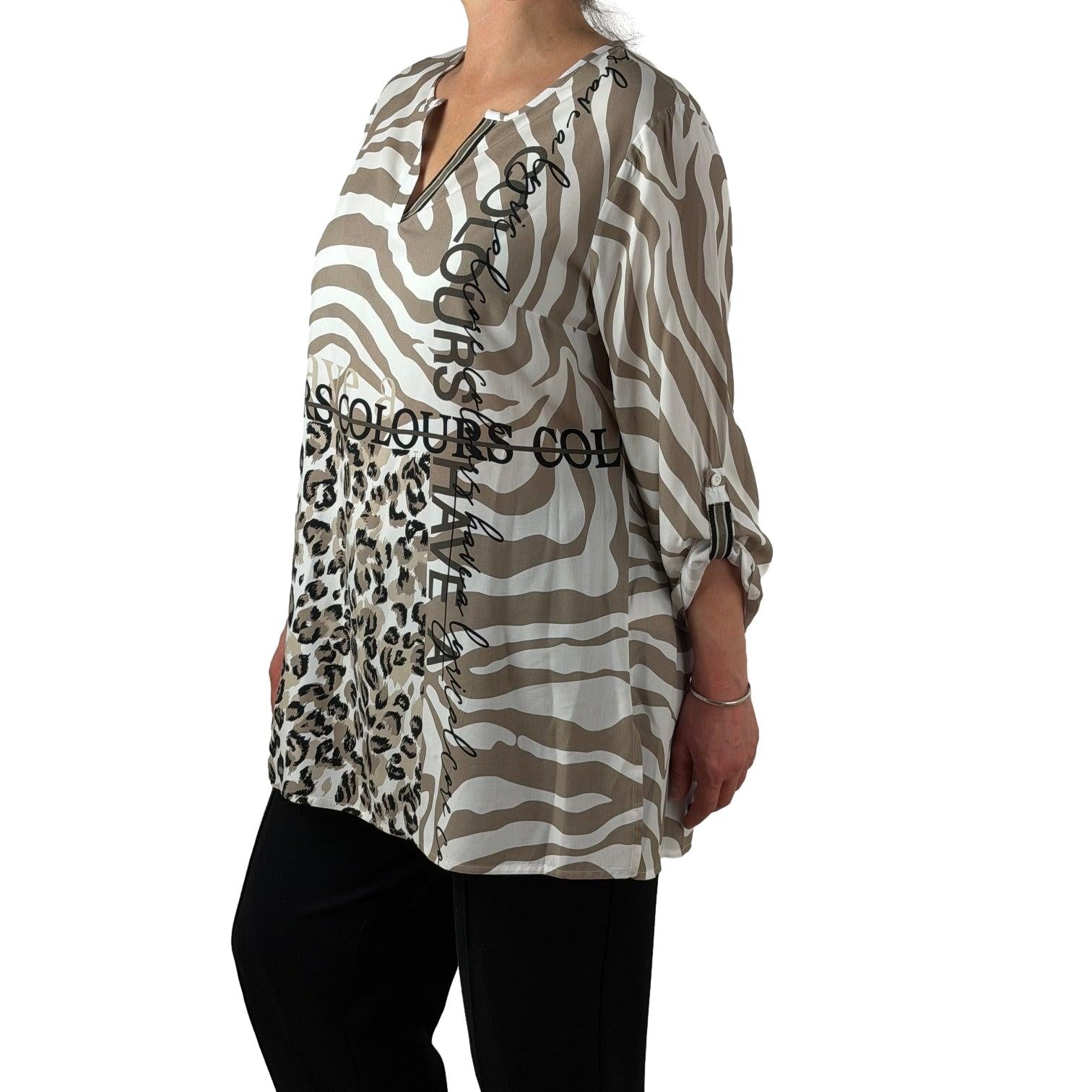 Bluse mit V - Ausschnitt - Mode von Doris Streich