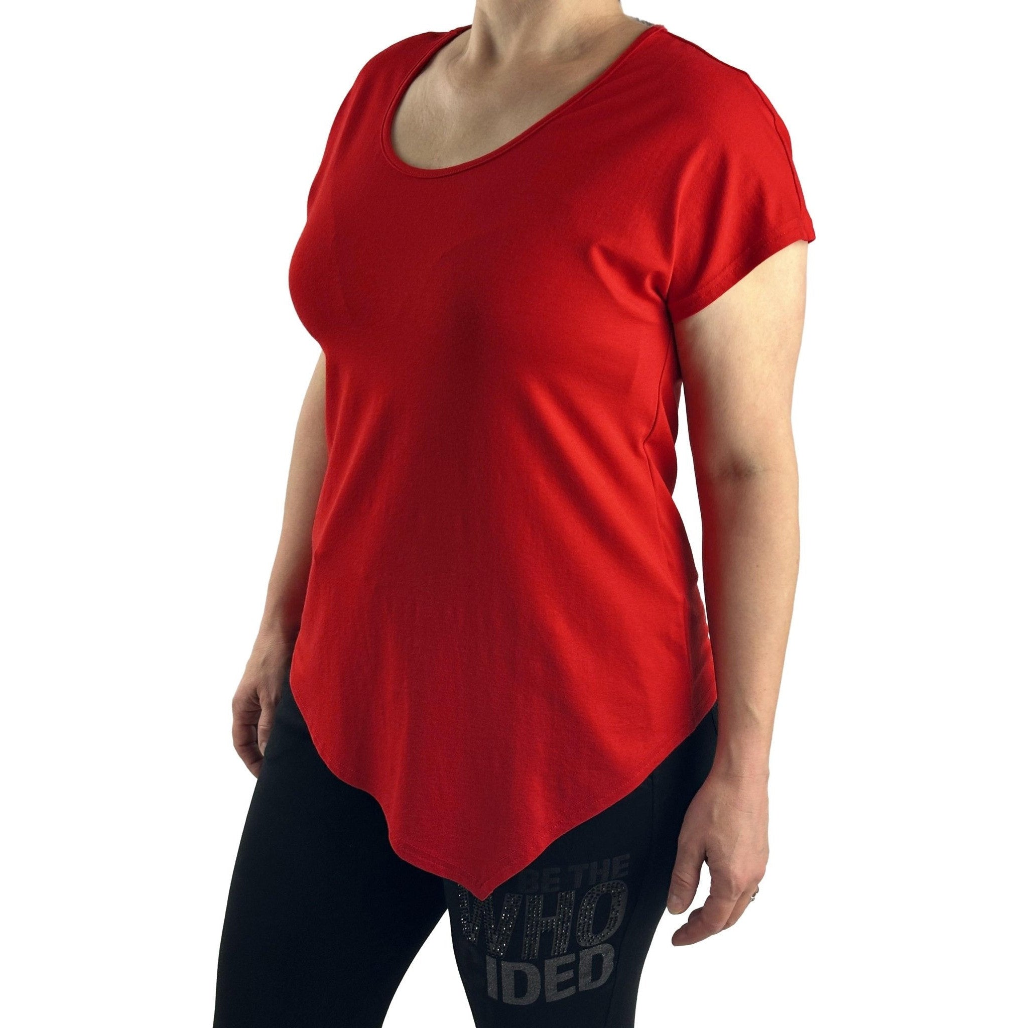 Asymmetrisch geschnittenes Shirt. Mode von Doris Streich. Seidel Moden Onlineshop
