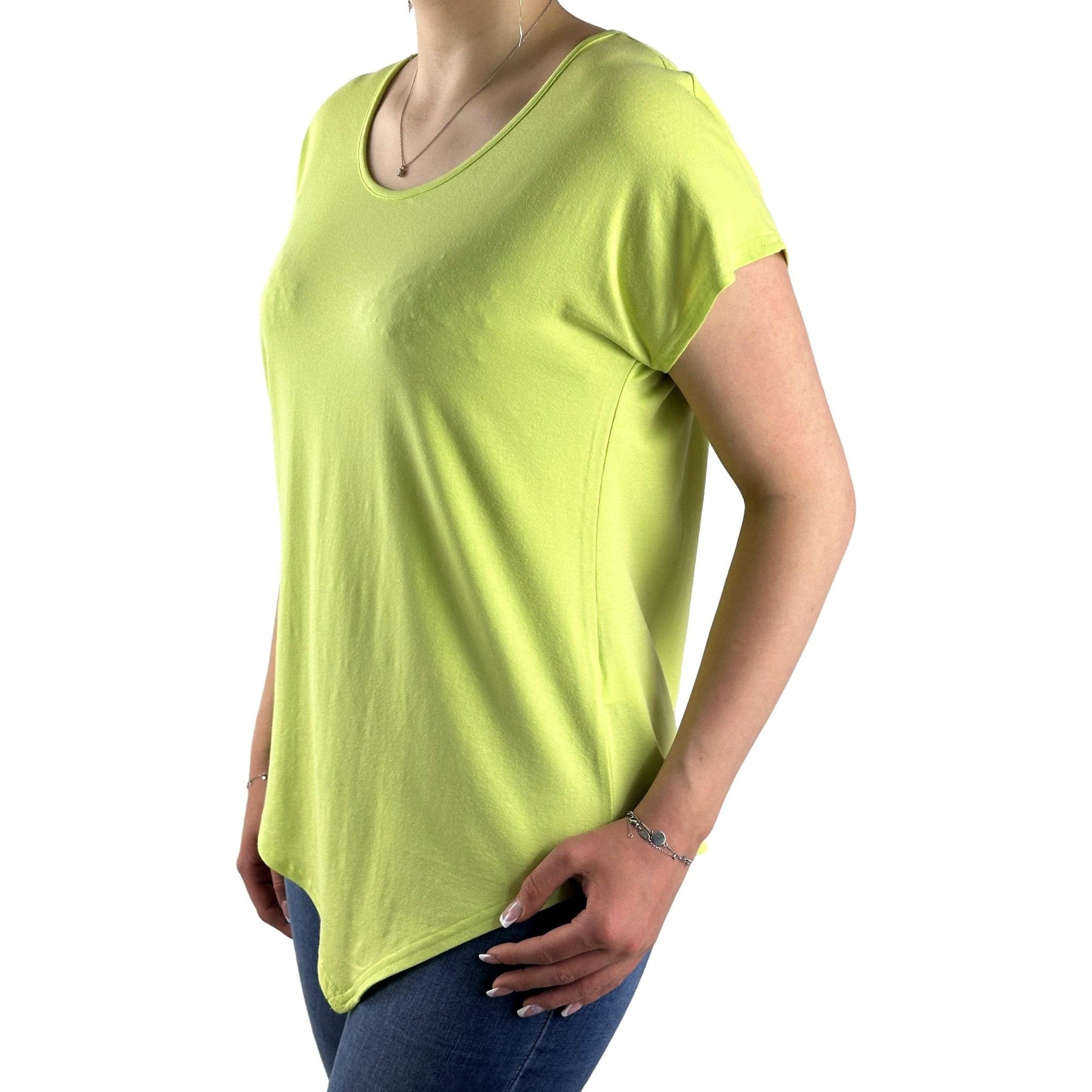 Asymmetrisch geschnittenes Shirt. Mode von Doris Streich. Seidel Moden Onlineshop