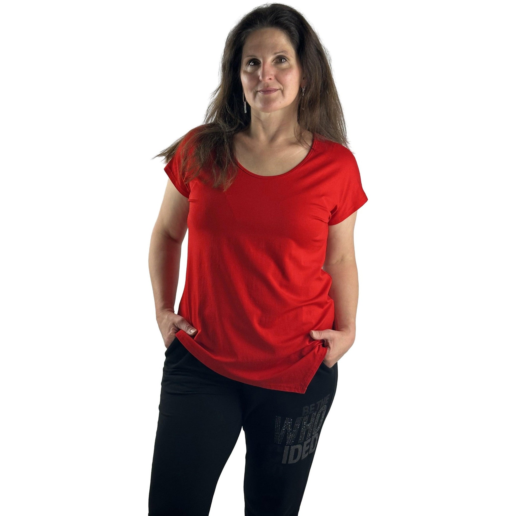Asymmetrisch geschnittenes Shirt. Mode von Doris Streich. Seidel Moden Onlineshop