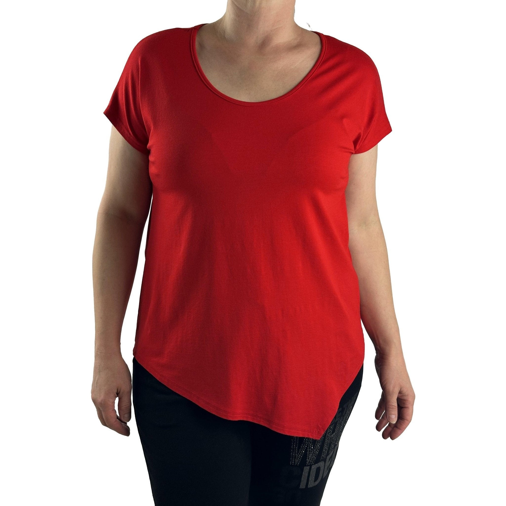 Asymmetrisch geschnittenes Shirt. Mode von Doris Streich. Seidel Moden Onlineshop