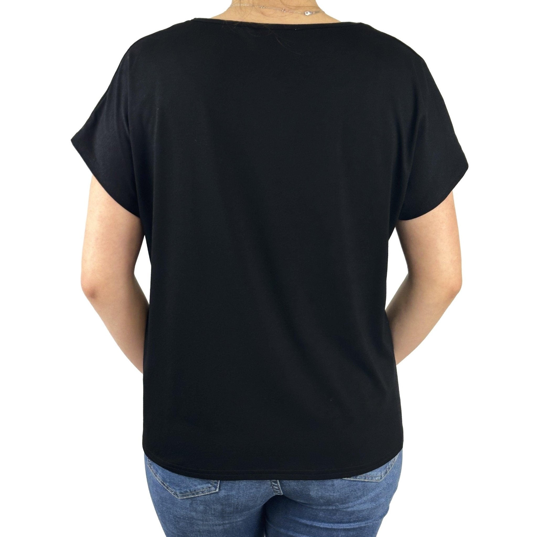Shirt mit Schriftzug. Mode von Doris Streich. Seidel Moden Onlineshop