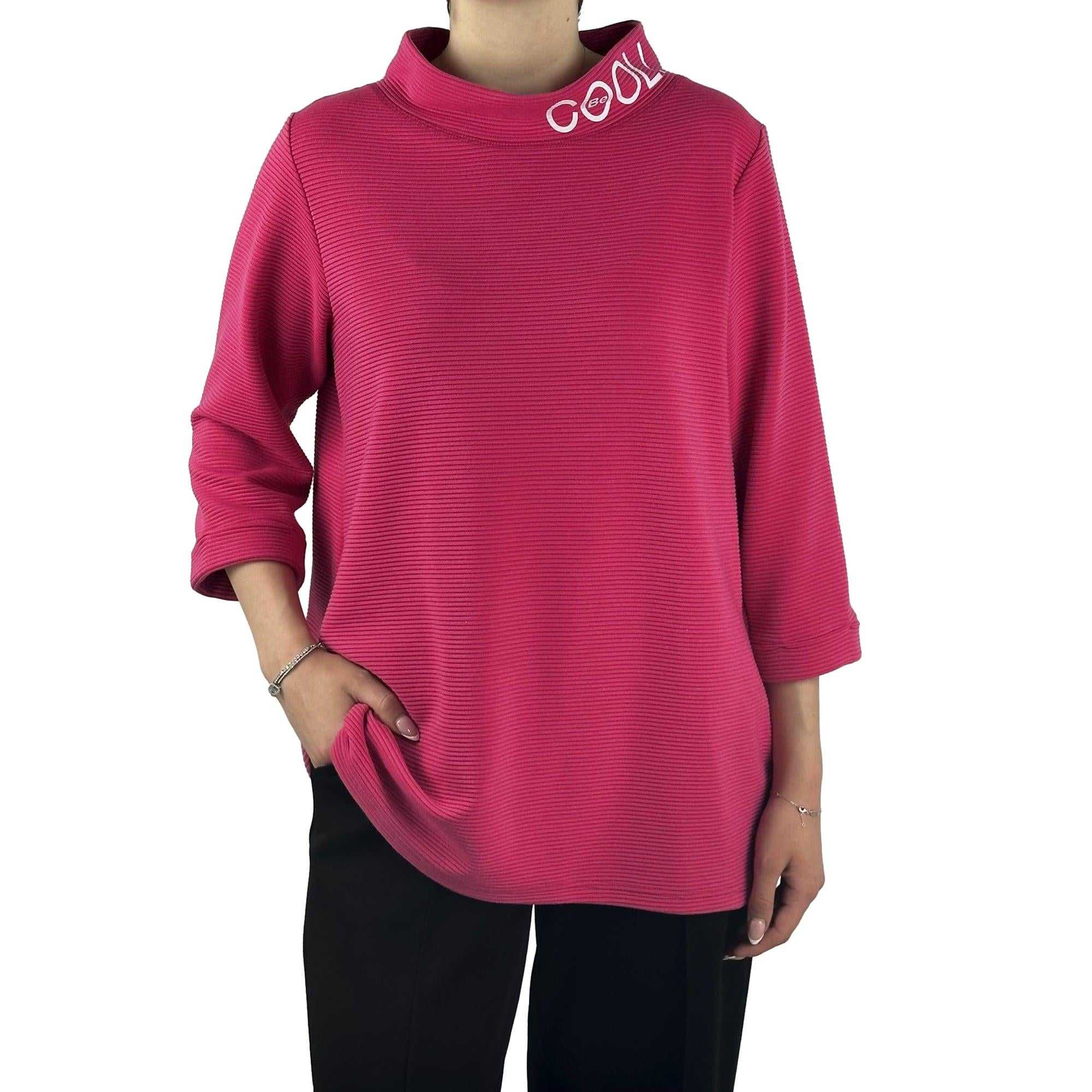 Sweatshirt mit Schriftzug. Mode von Doris Streich. Seidel Moden Onlineshop