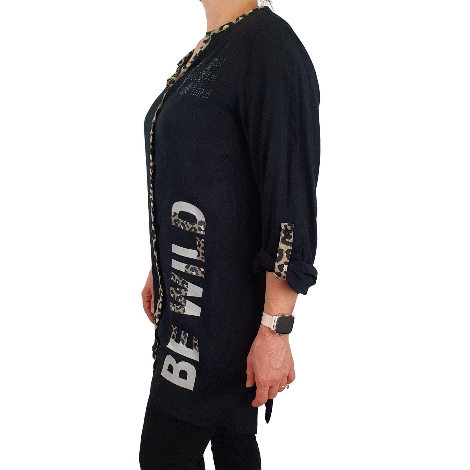 Tunika mit Leoprint. Mode von Doris Streich. Seidel Moden Onlineshop