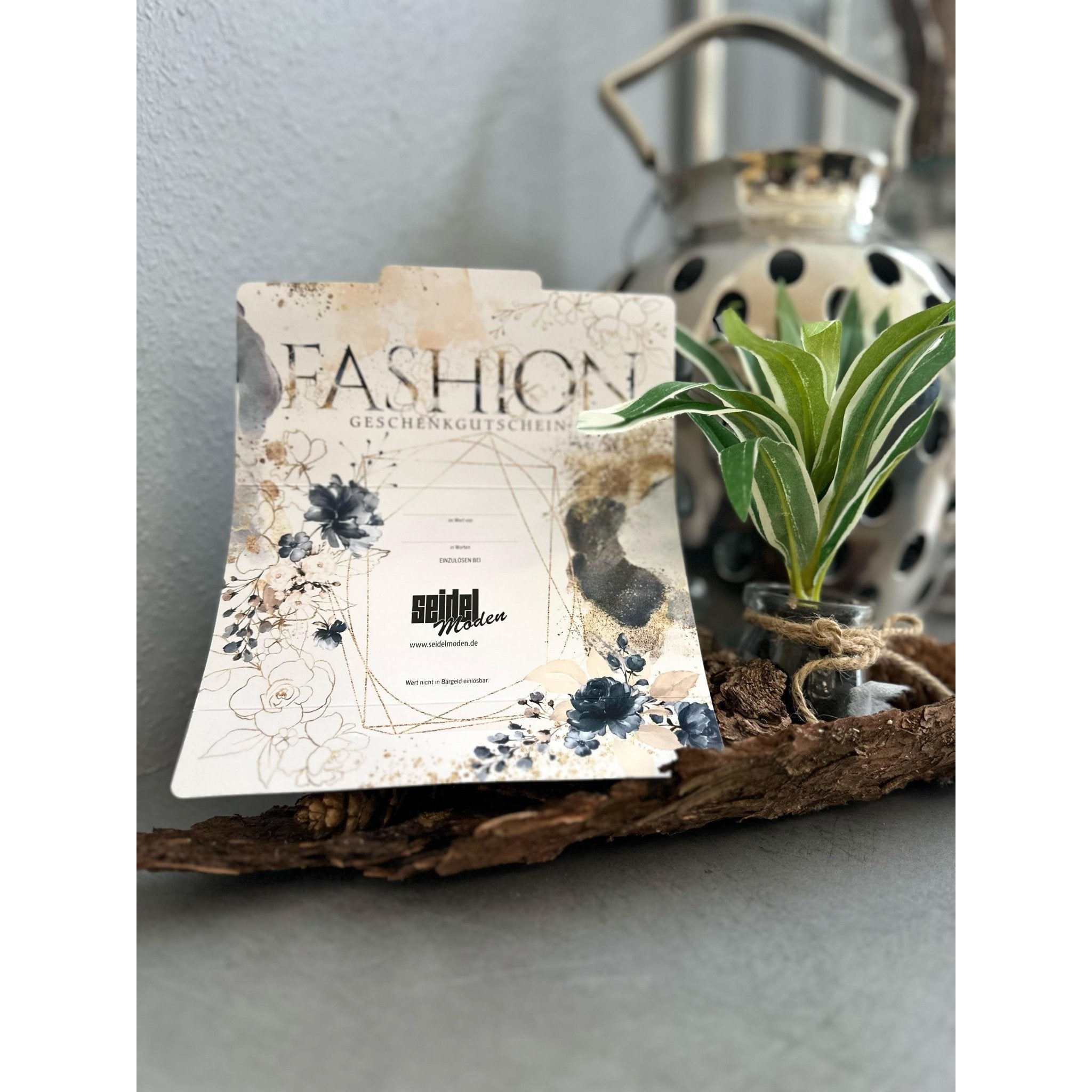 Geschenk-Gutschein Filiale 30,- €. Mode von Seidel Moden. Seidel Moden Onlineshop