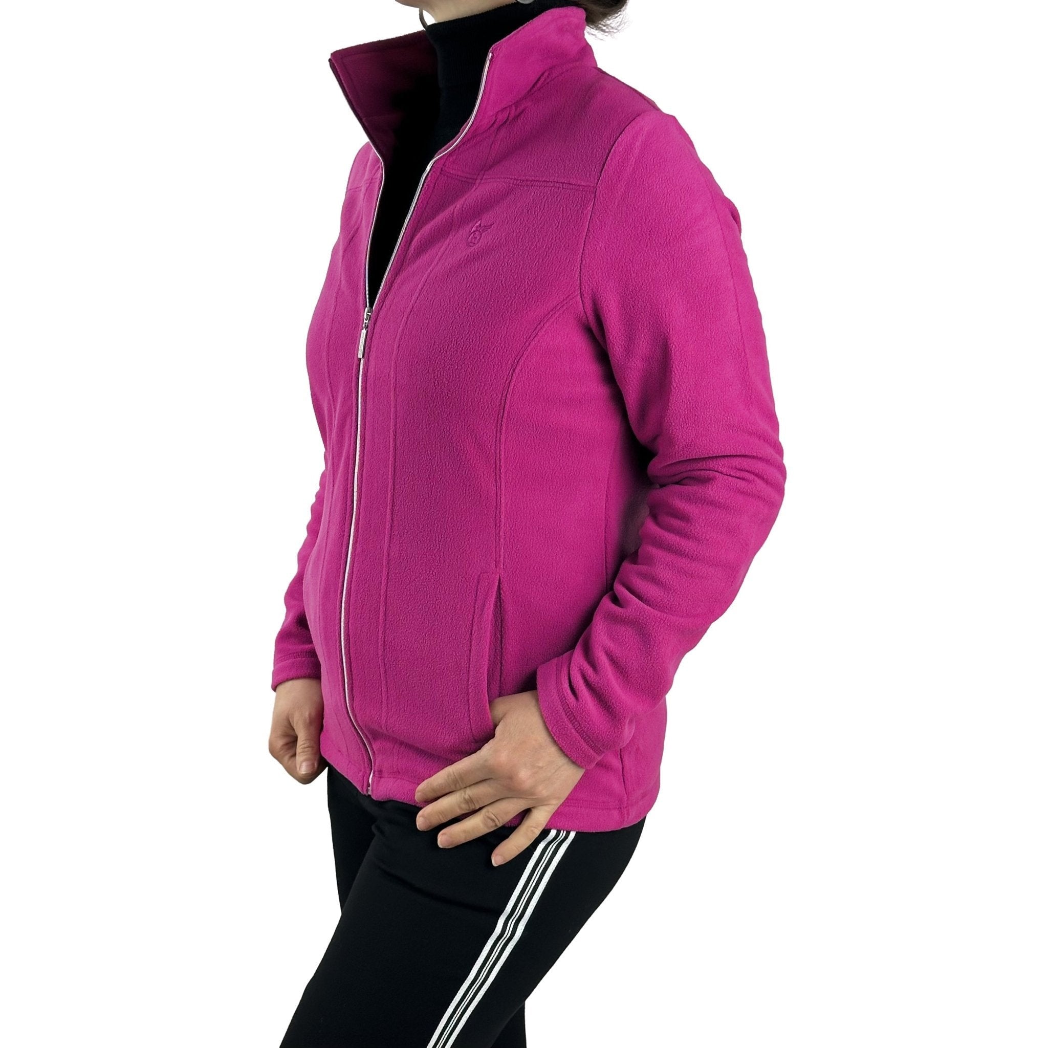 Fleecejacke mit Stecktaschen. Mode von Hajo. Seidel Moden Onlineshop