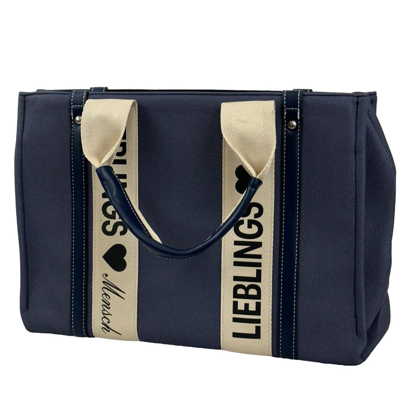 Handtasche mit Schriftzug. Mode von Cassandra. Seidel Moden Onlineshop