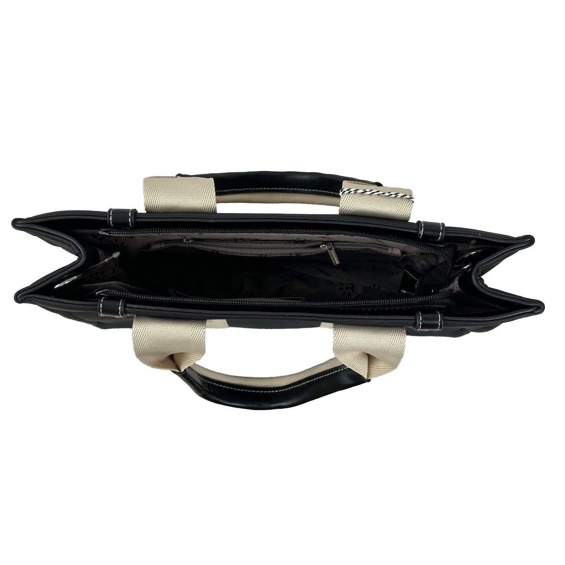 Handtasche mit Schriftzug. Mode von Cassandra. Seidel Moden Onlineshop